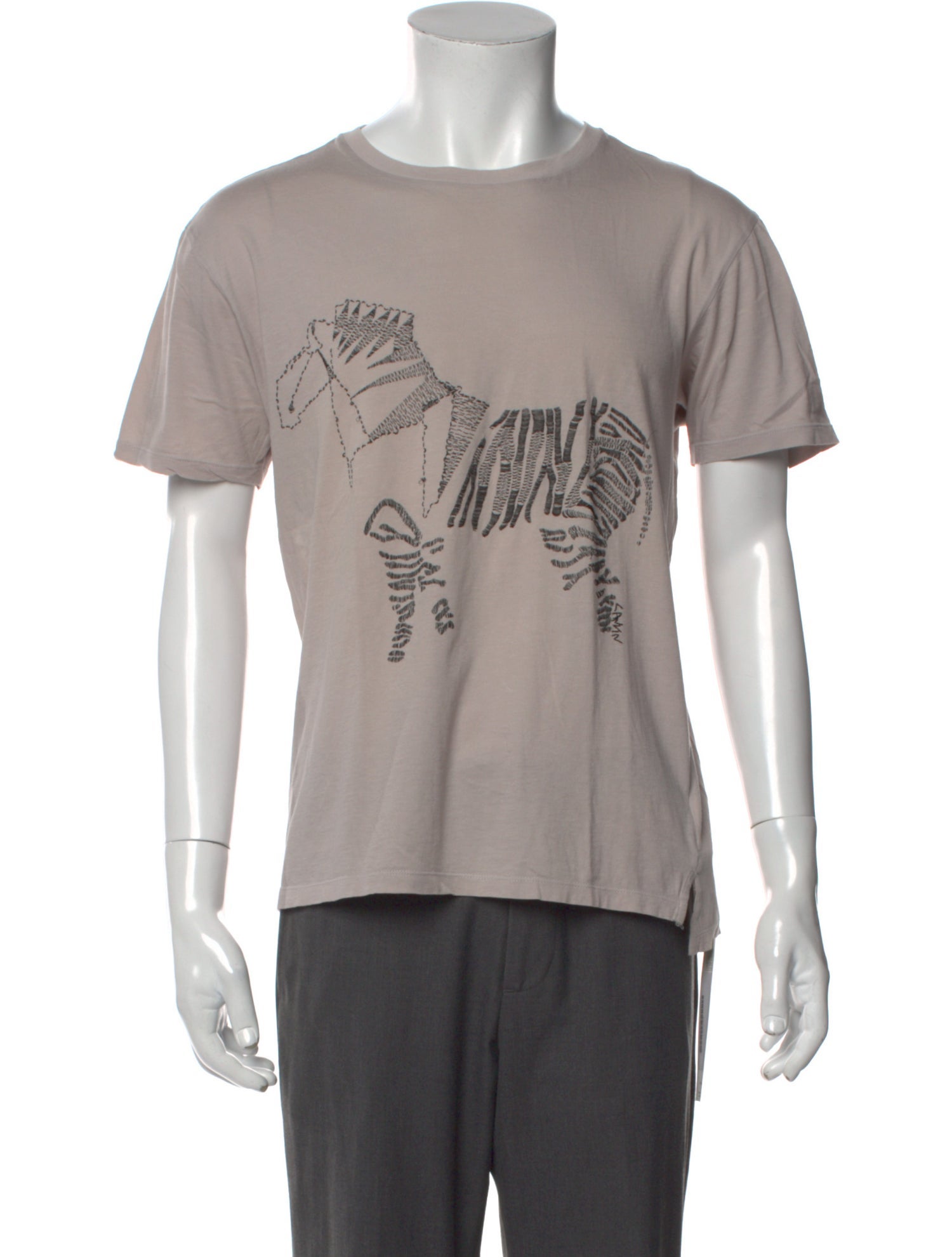 Lanvin Graphic Print Crew Neck T-Shirt