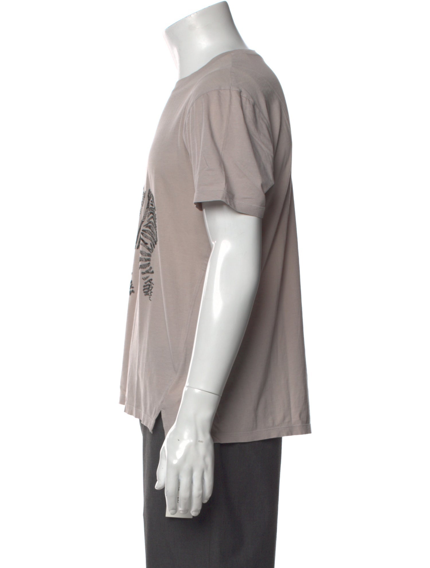 Lanvin Graphic Print Crew Neck T-Shirt