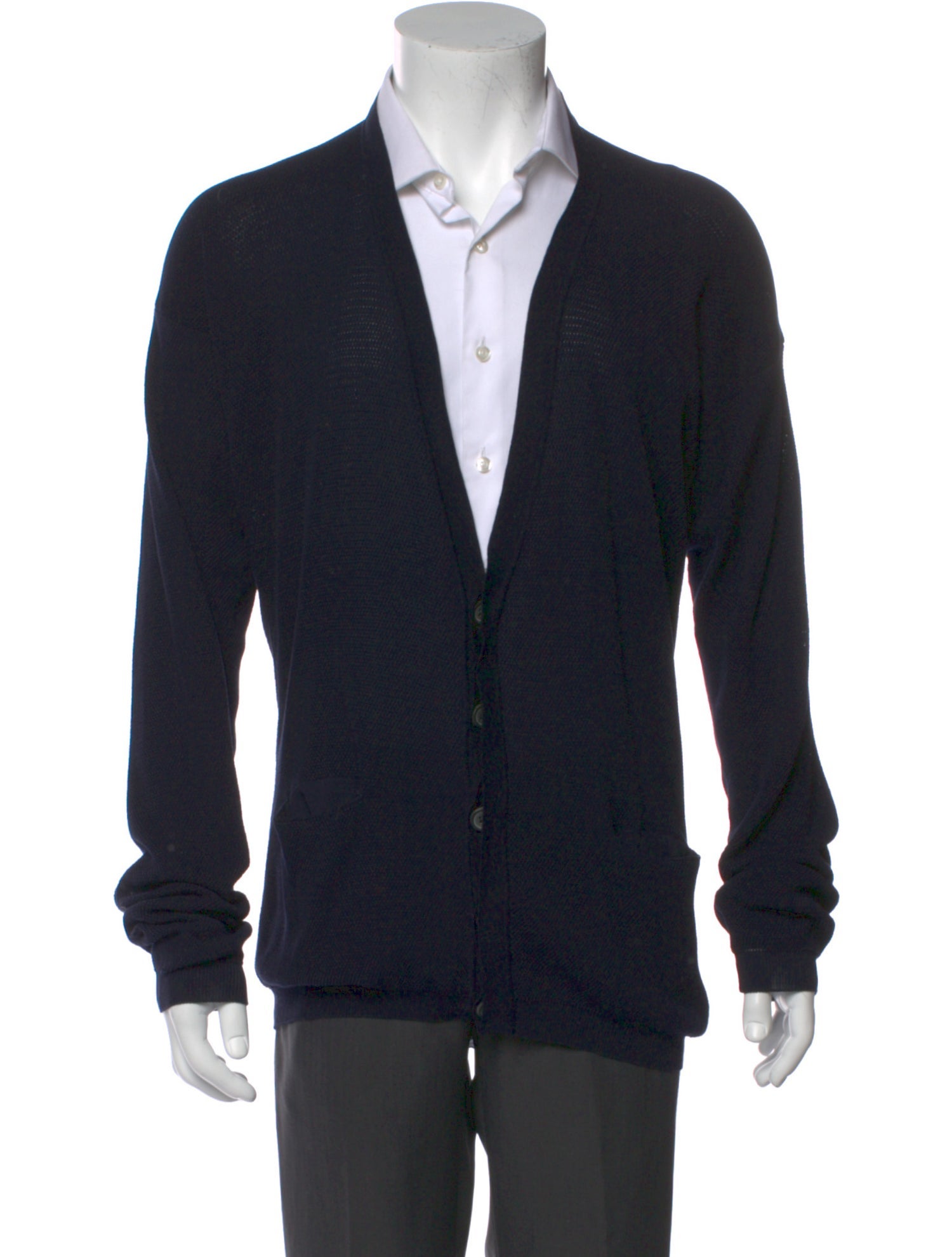 Lanvin V-Neck Long Sleeve Cardigan