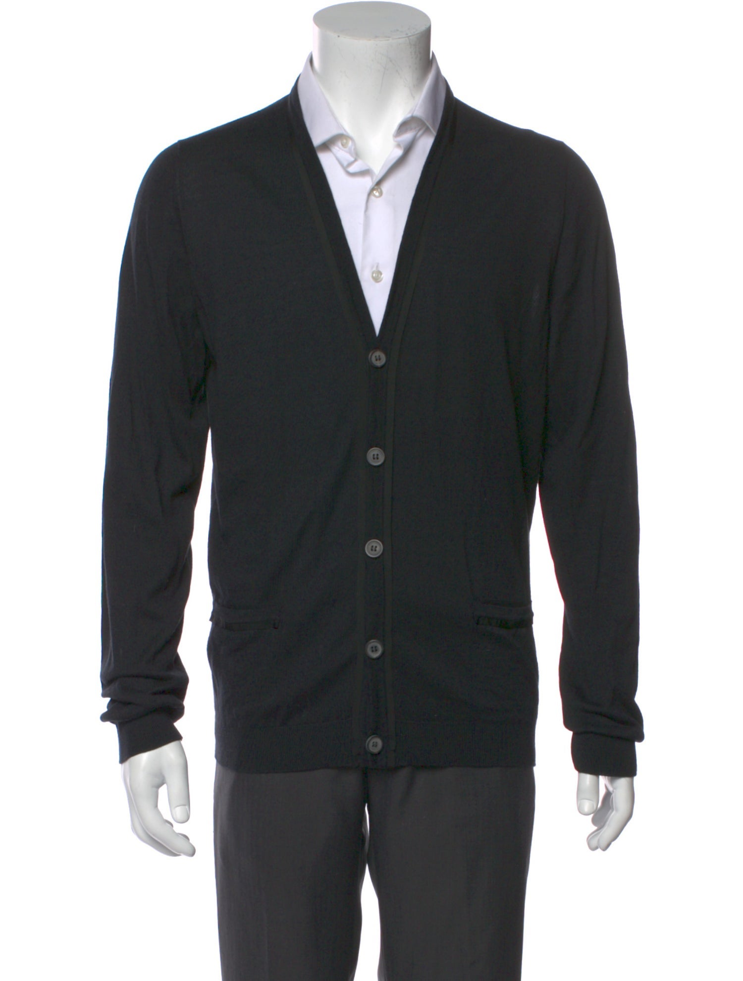 Lanvin V-Neck Long Sleeve Cardigan