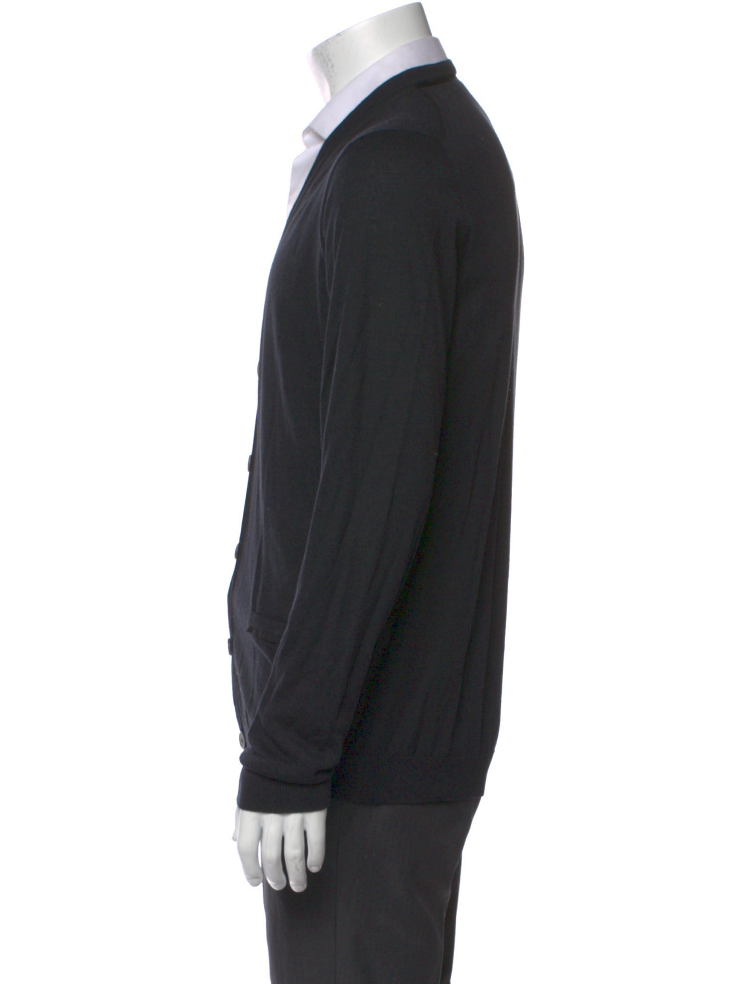 Lanvin V-Neck Long Sleeve Cardigan