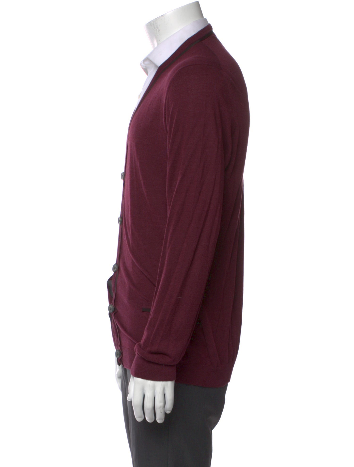 Lanvin V-Neck Long Sleeve Cardigan