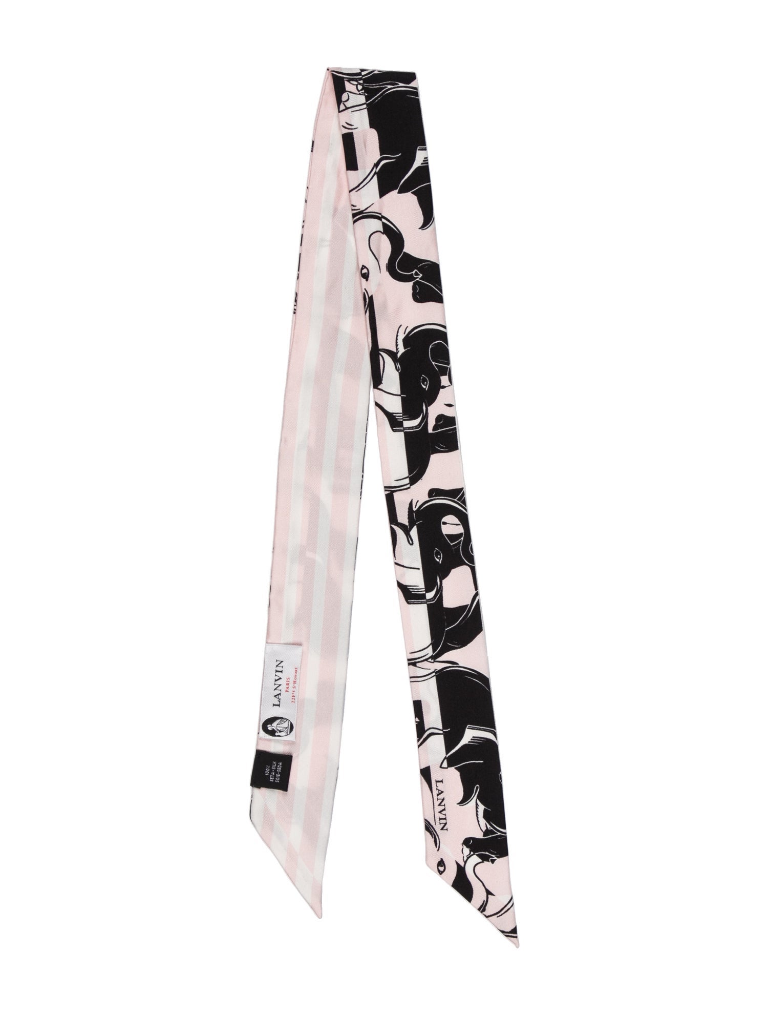 Lanvin Silk Printed Scarf