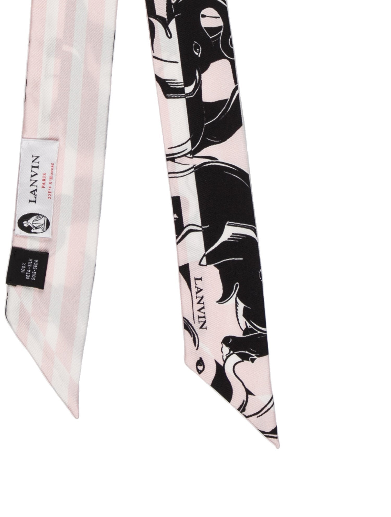 Lanvin Silk Printed Scarf