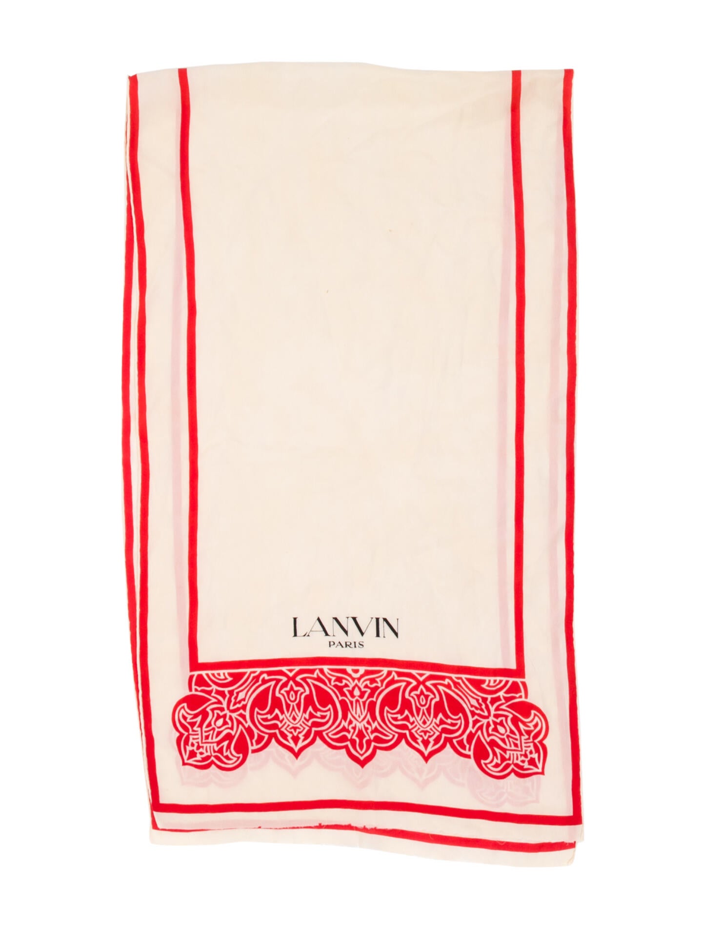Lanvin Silk Printed Scarf
