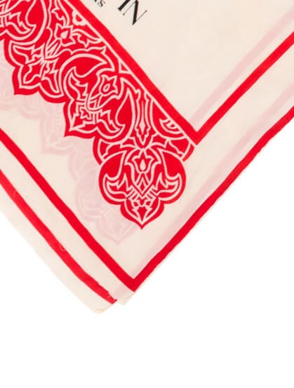 Lanvin Silk Printed Scarf