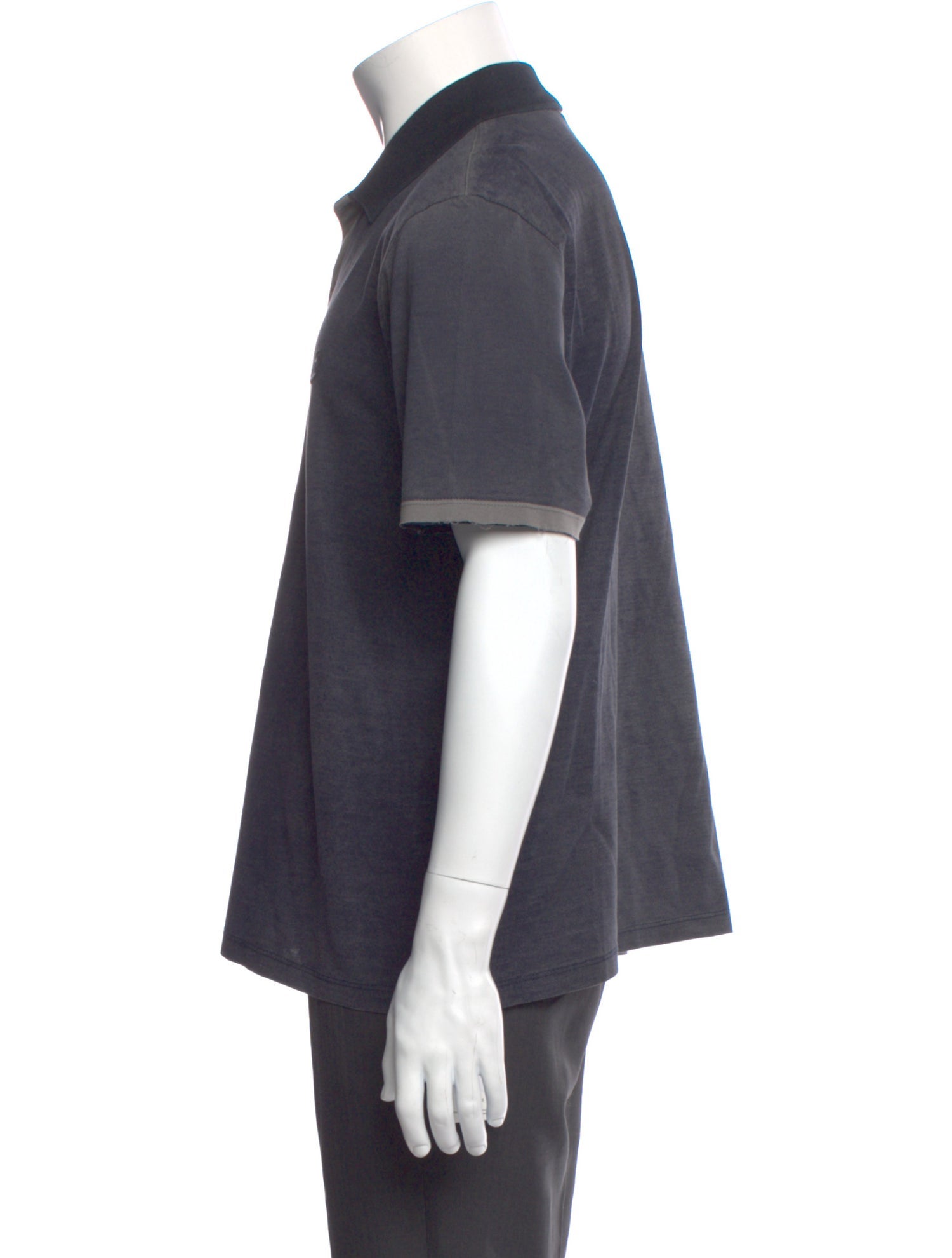 Lanvin Collar Short Sleeve Polo Shirt