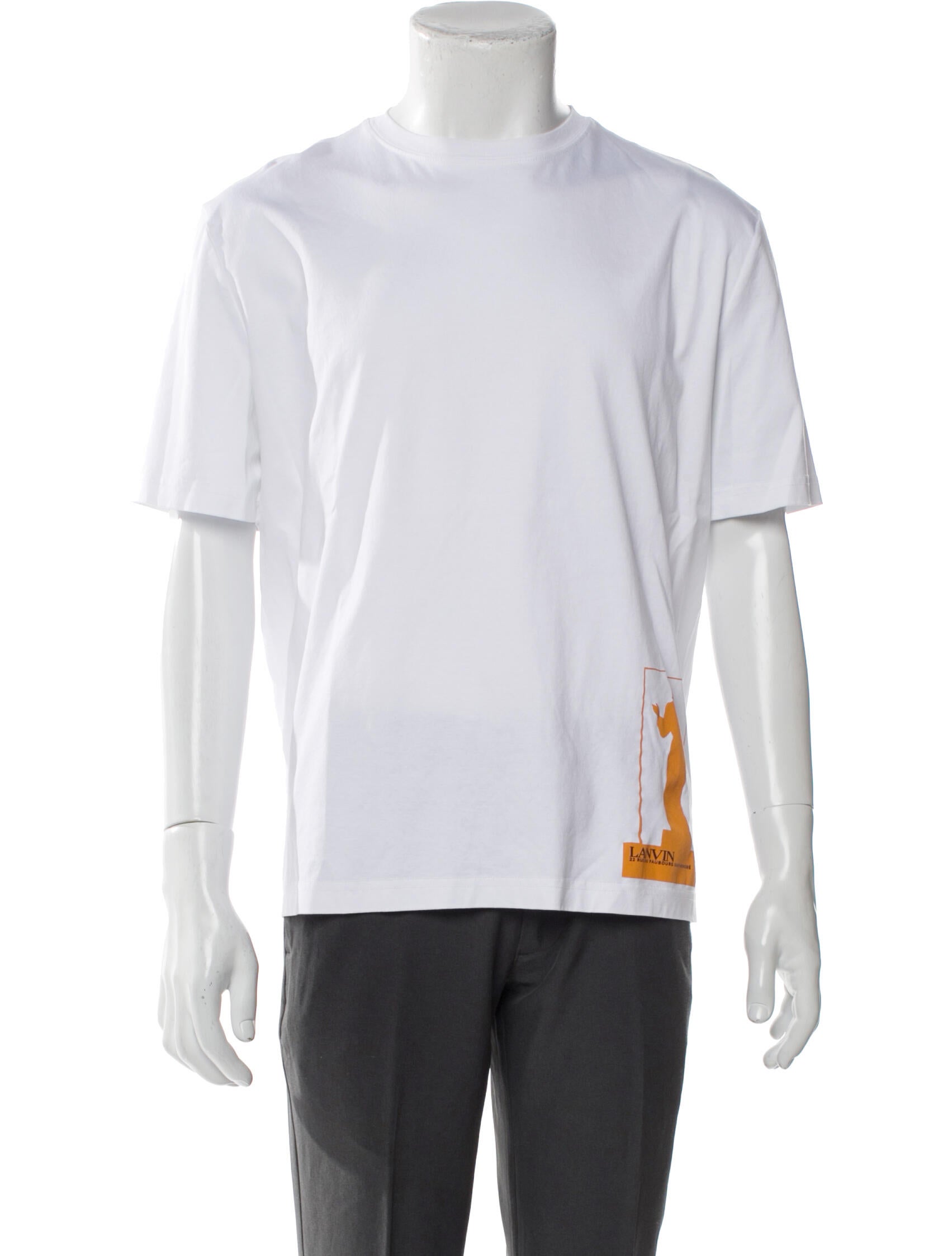 Lanvin Crew Neck Short Sleeve T-Shirt