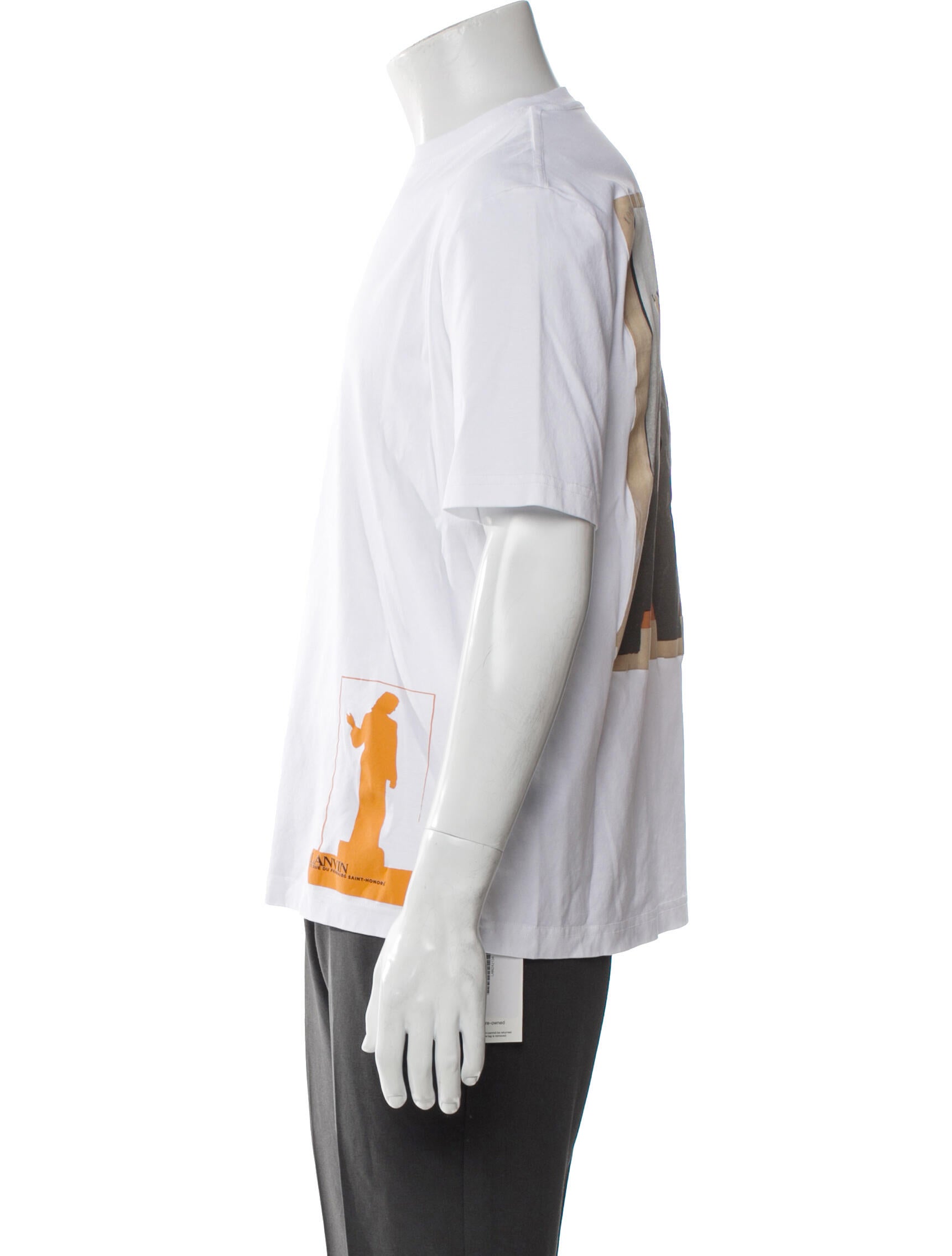 Lanvin Crew Neck Short Sleeve T-Shirt