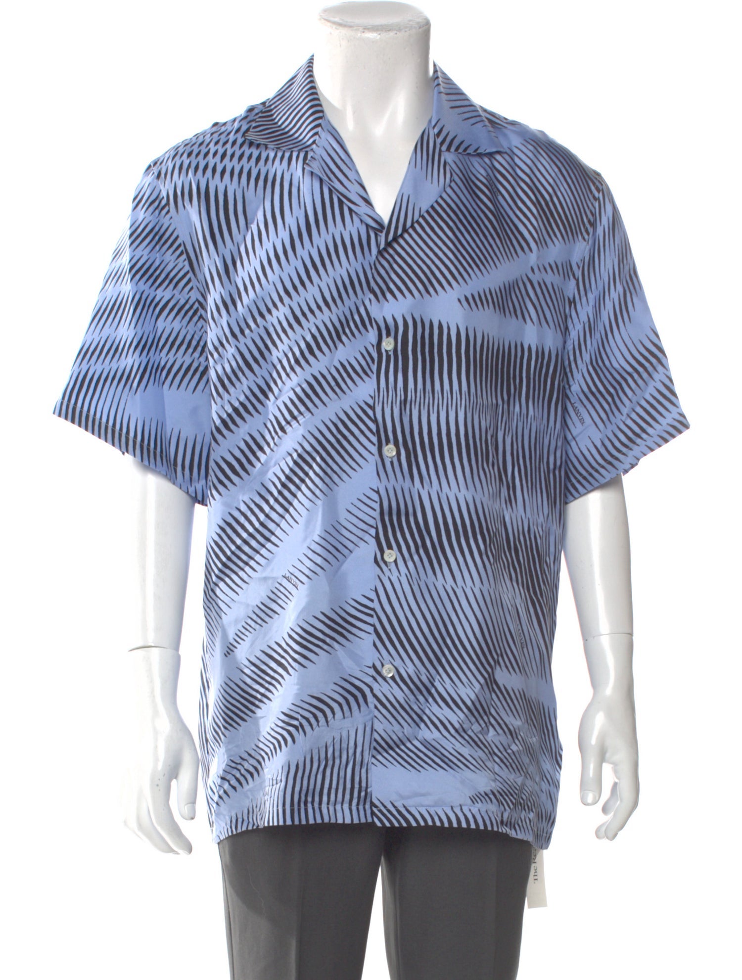 Lanvin Silk Striped Shirt