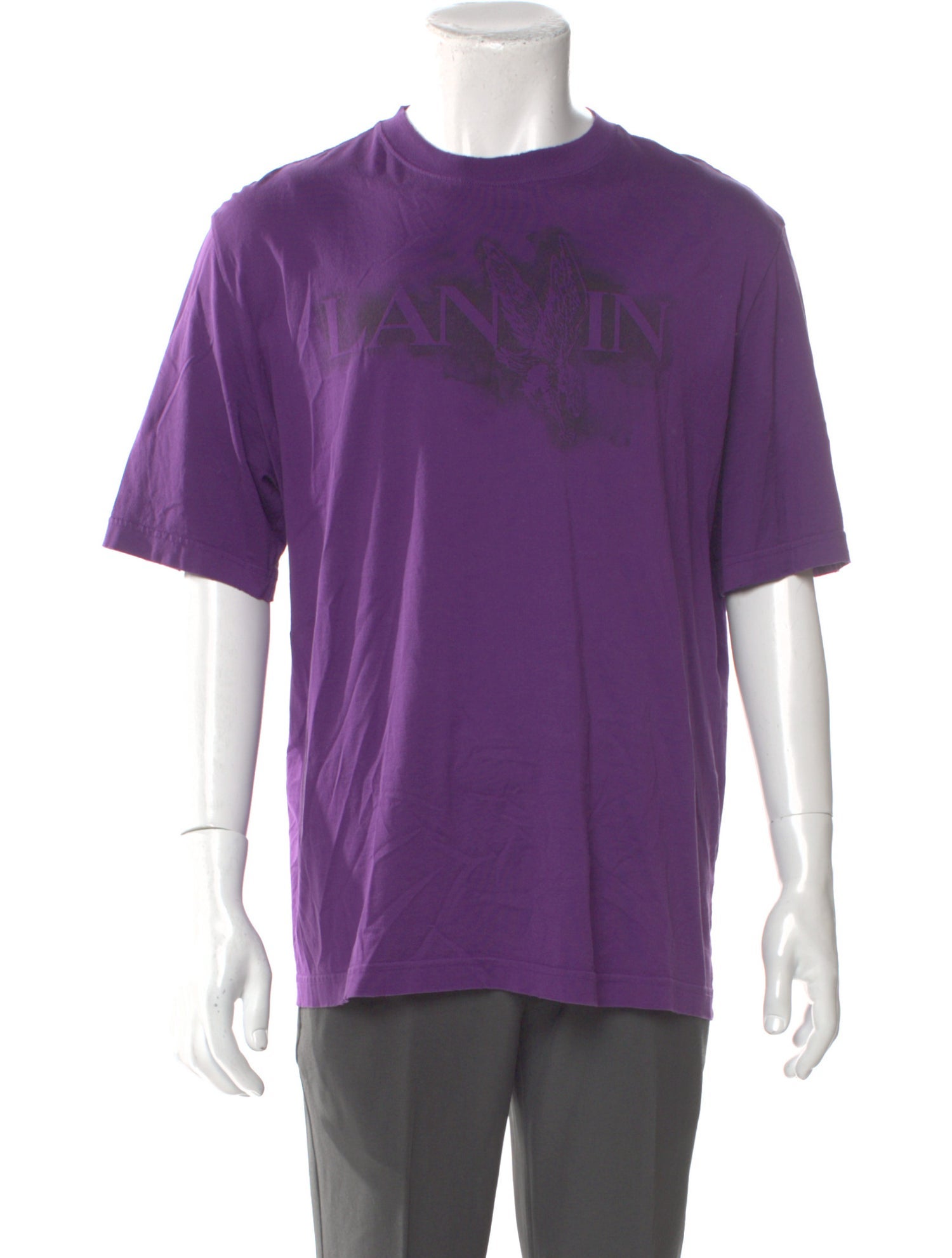 Lanvin Graphic Print Crew Neck T-Shirt