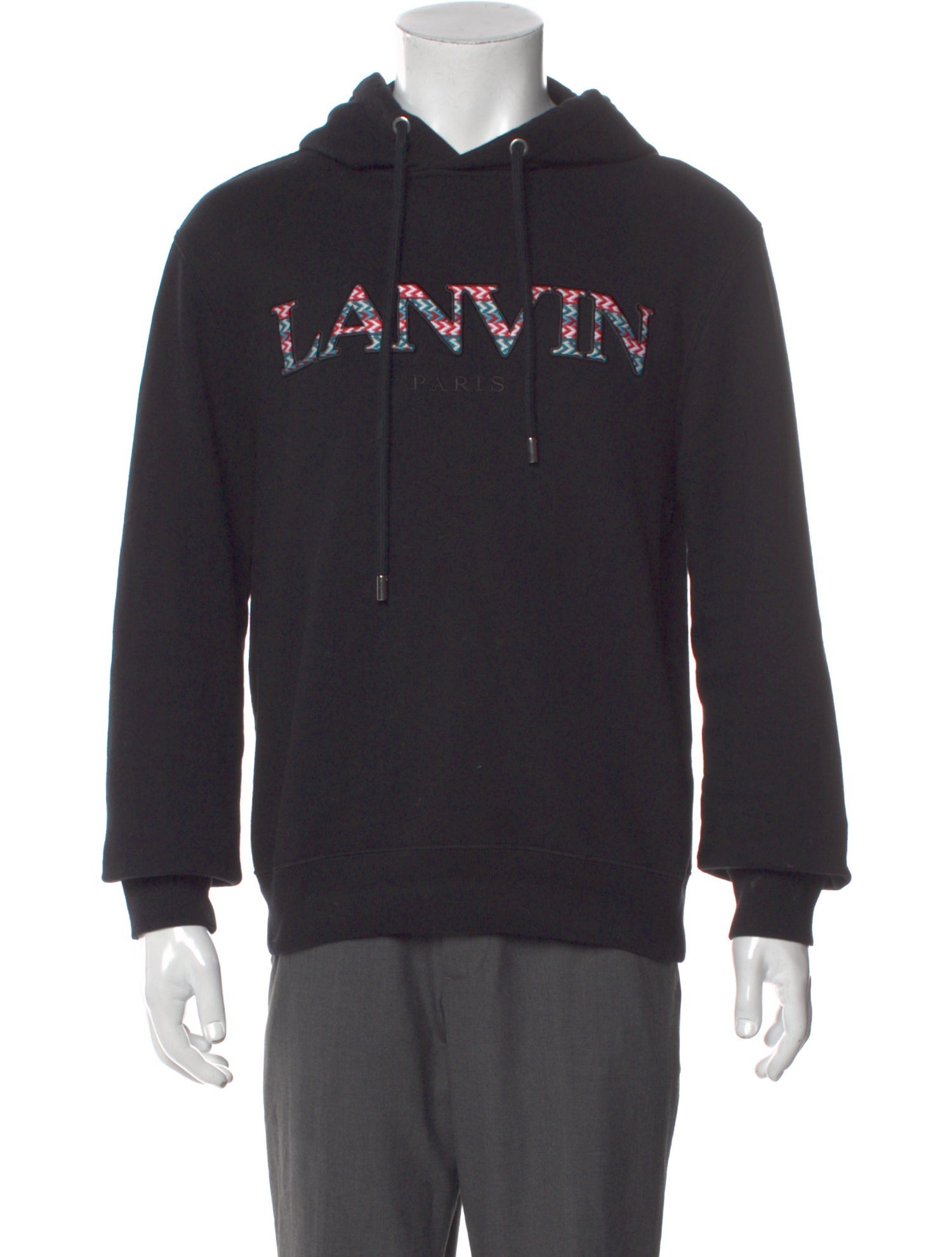 Lanvin Graphic Print Crew Neck Hoodie