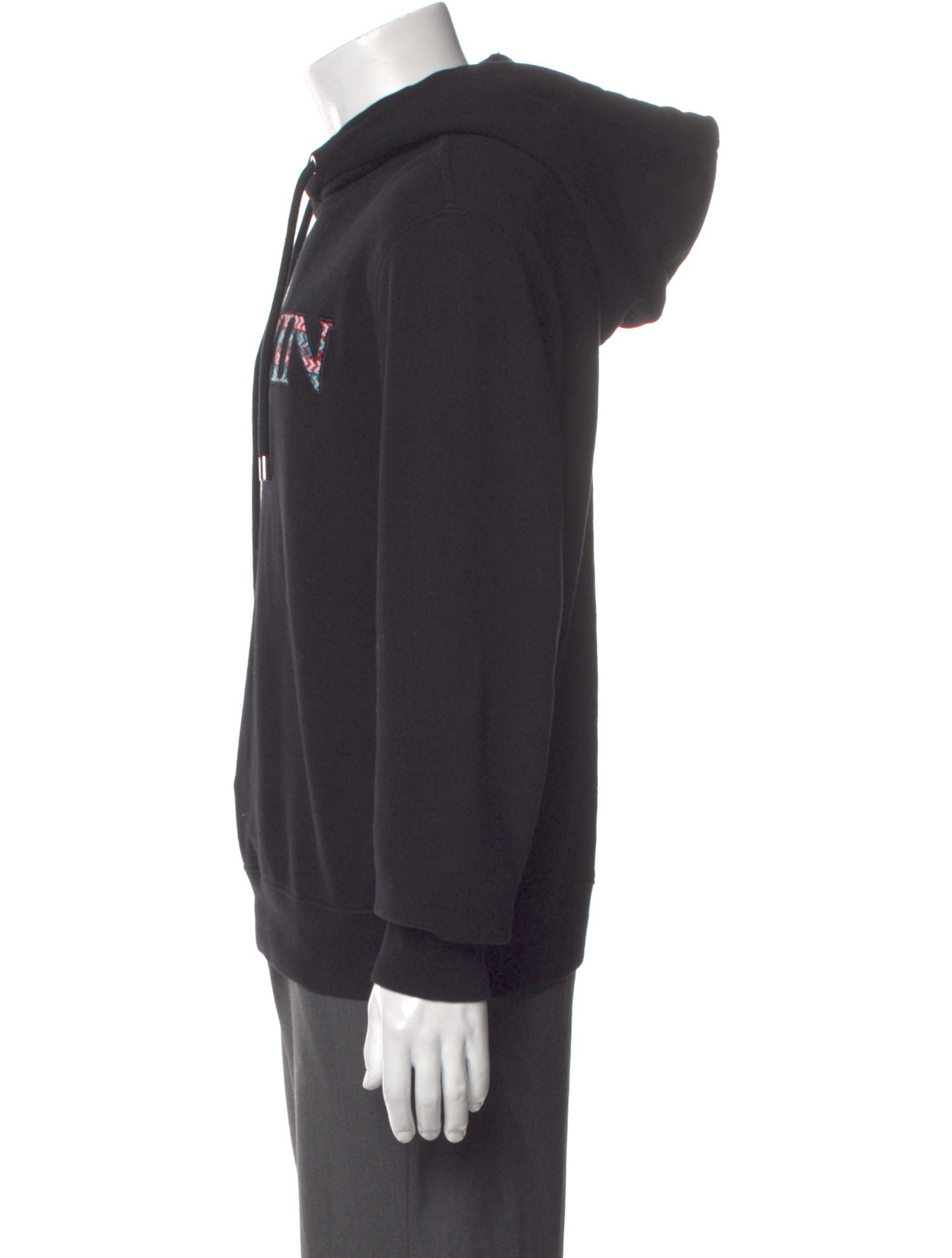 Lanvin Graphic Print Crew Neck Hoodie