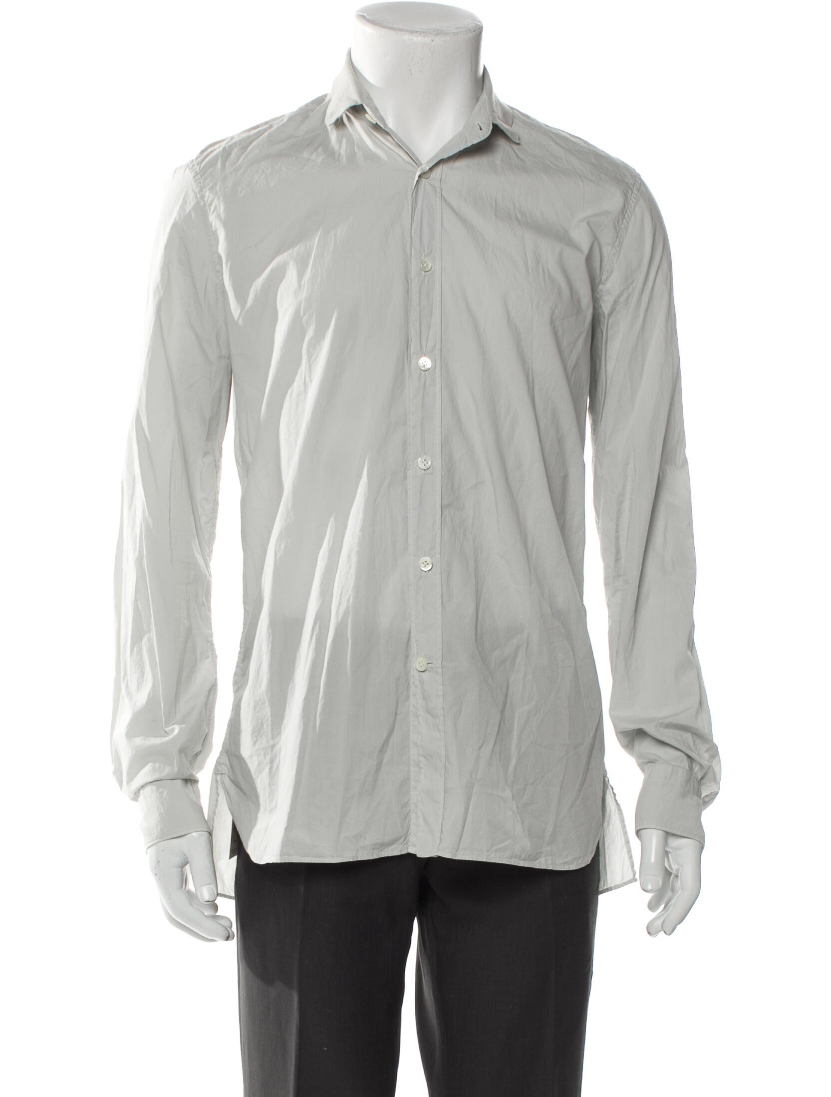 Lanvin Striped Long Sleeve Shirt