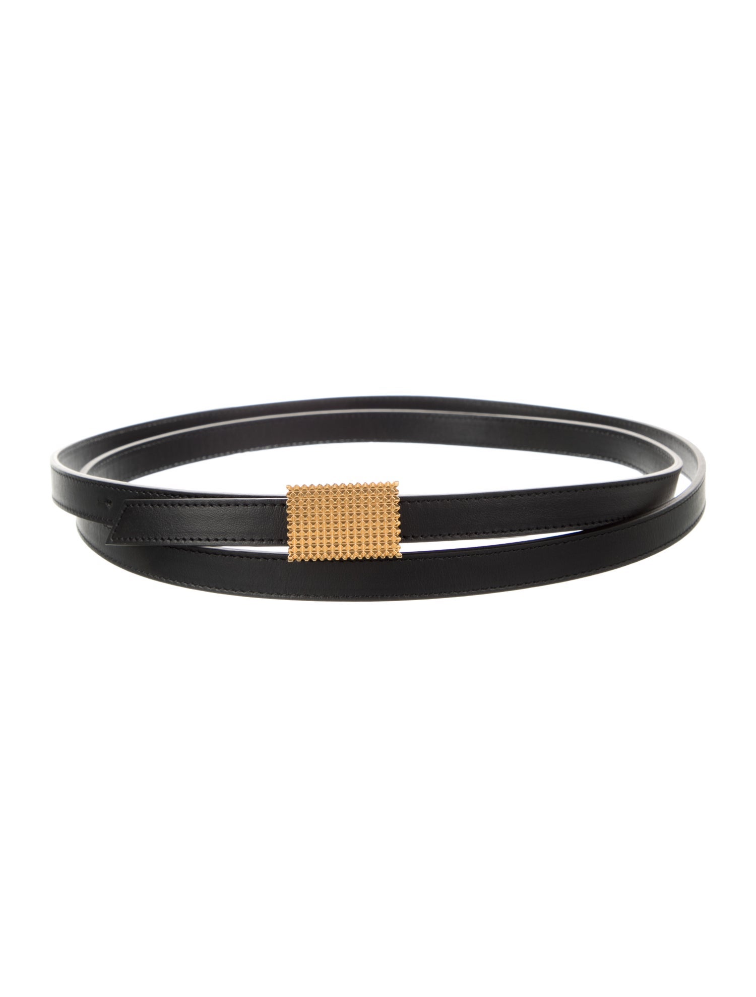 Lanvin Skinny Leather Belt