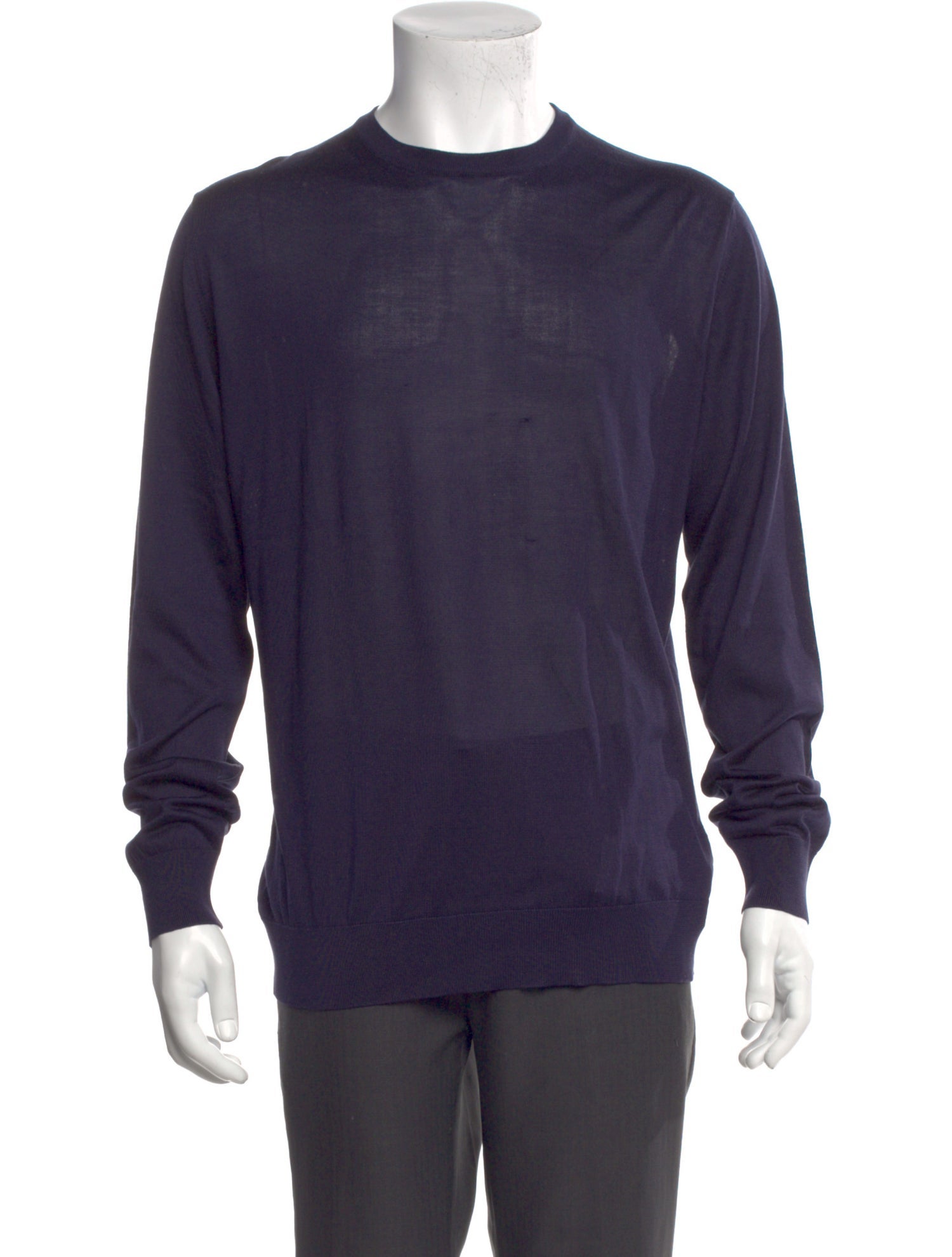 Lanvin Silk Crew Neck Pullover