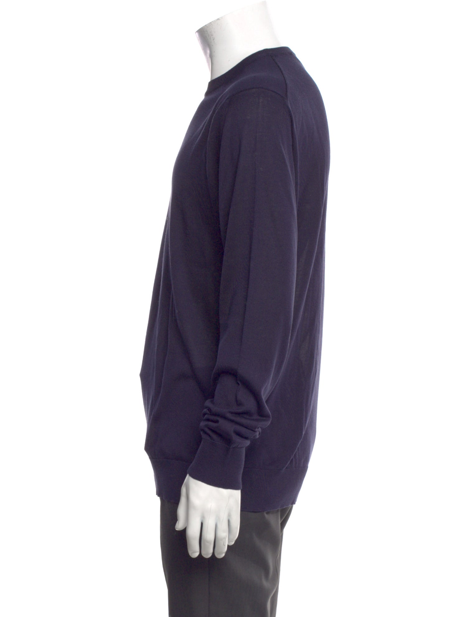 Lanvin Silk Crew Neck Pullover