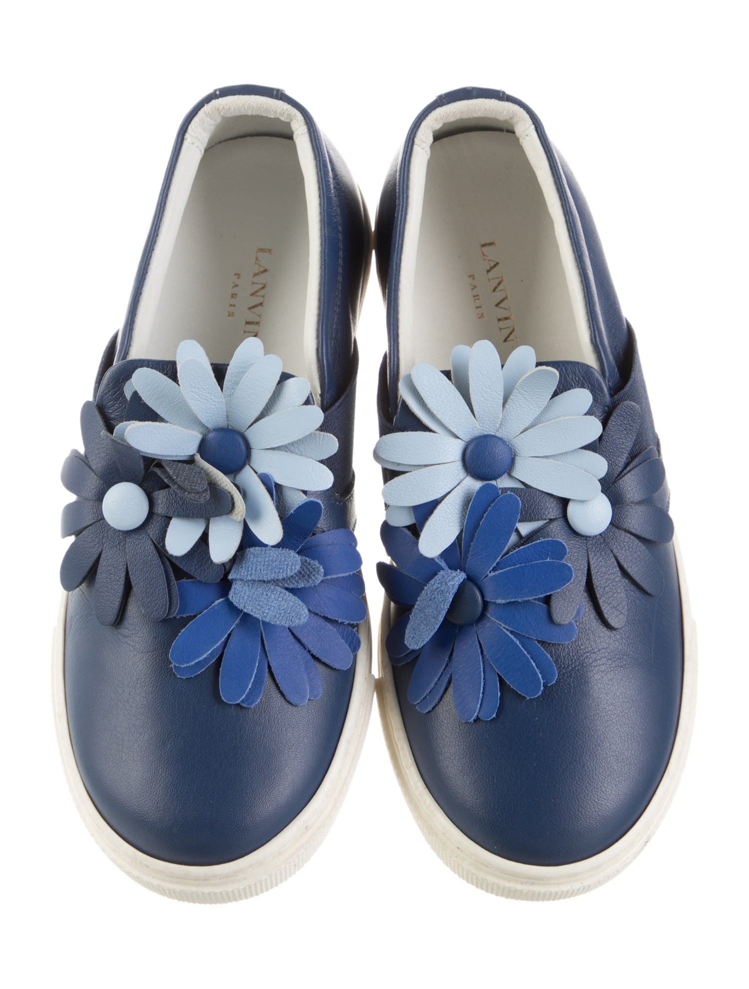 Lanvin Toddler Girls' Leather Slip-On Sneakers