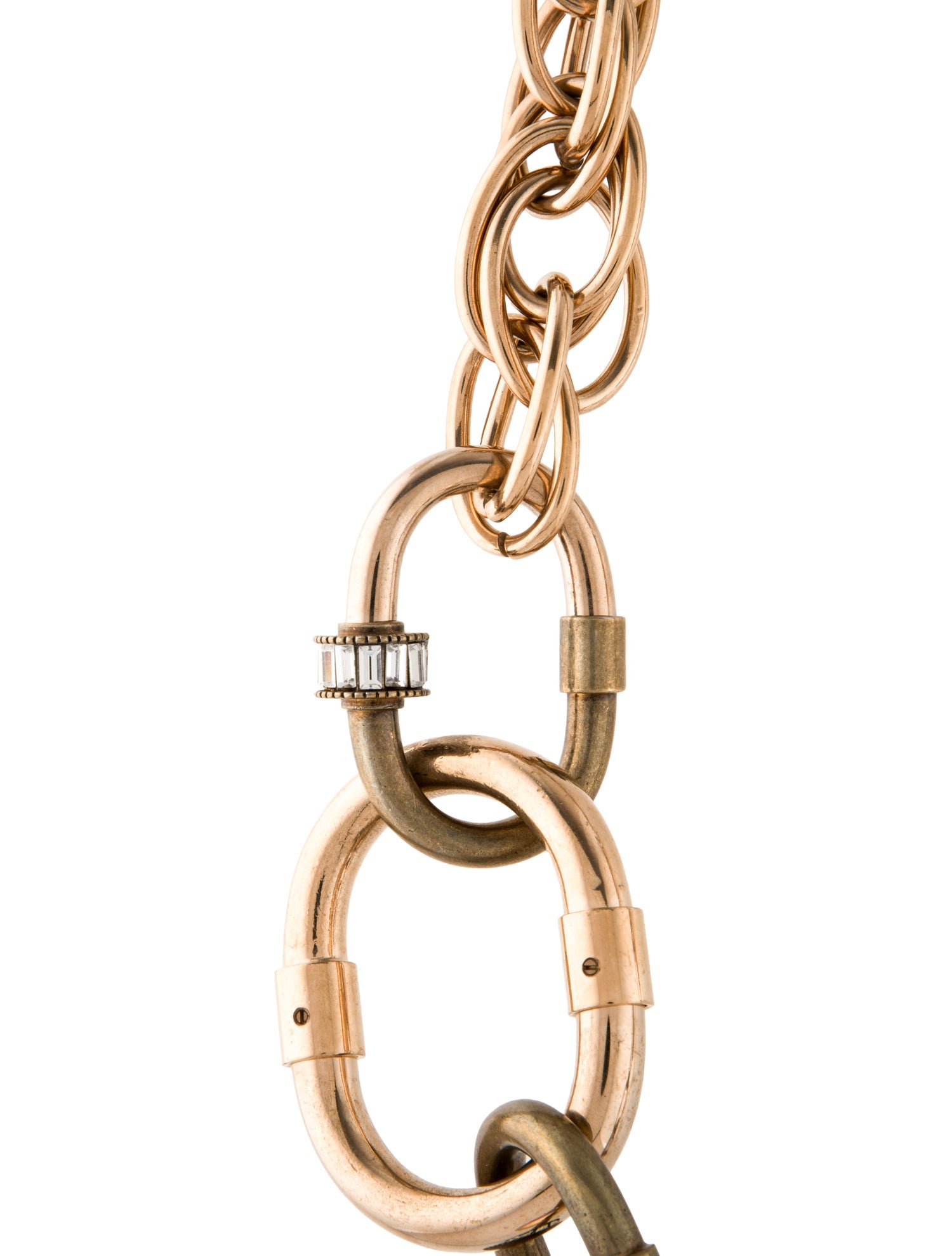 Lanvin Crystal Chain Necklace