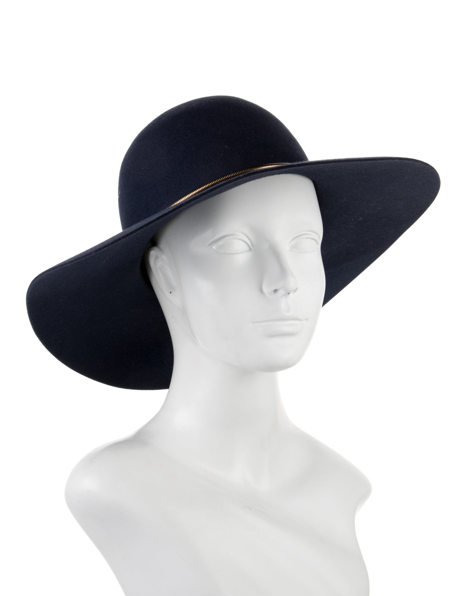 Lanvin Rabbit Wide-Brim Fedora w/Tags