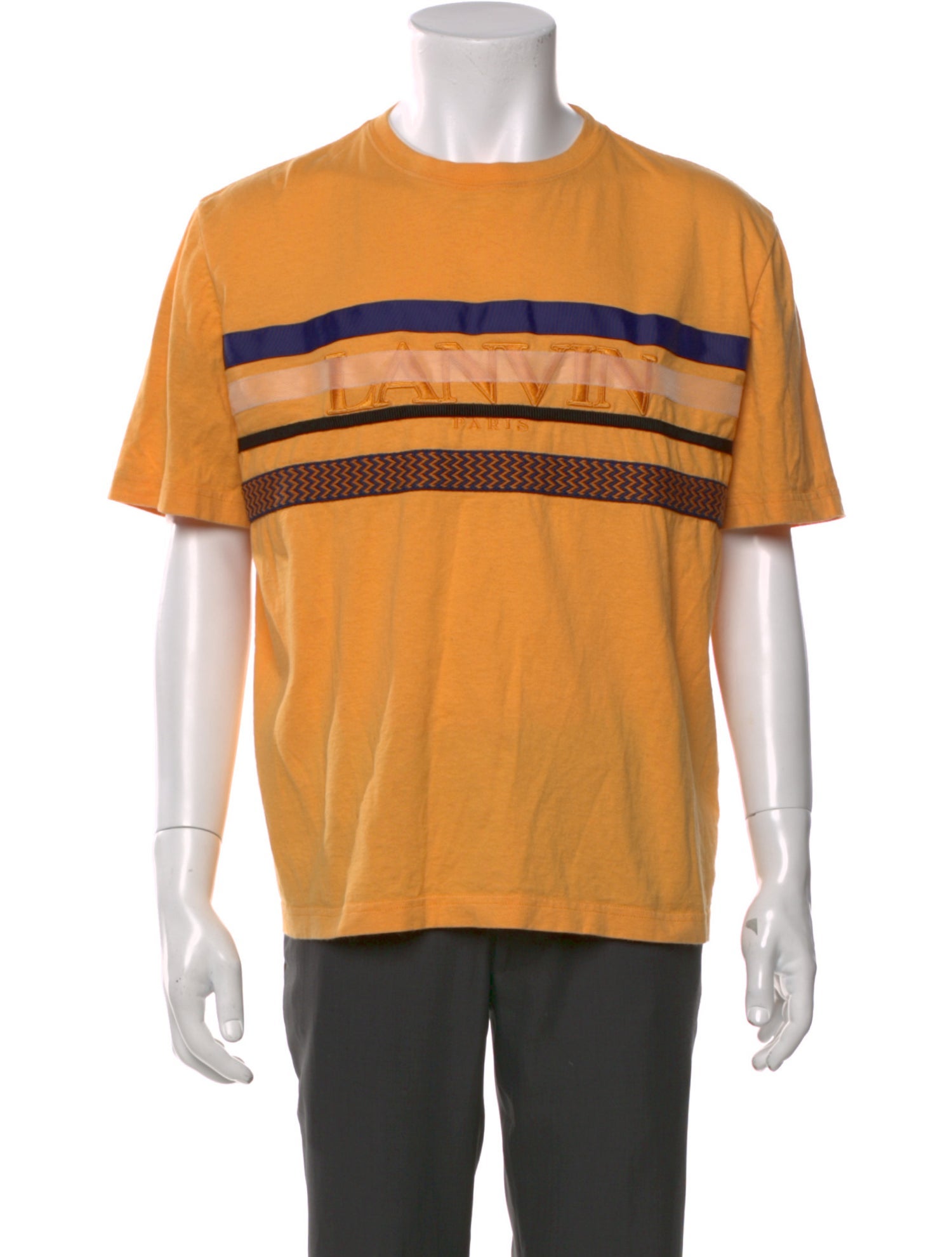 Lanvin Graphic Print Crew Neck T-Shirt