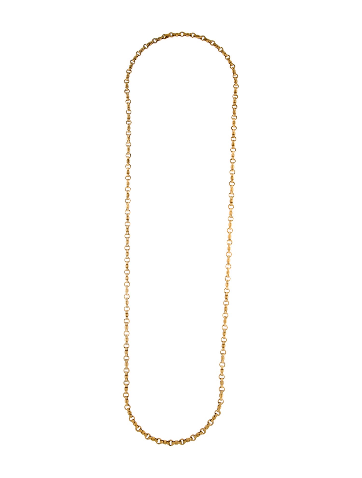 Lanvin Vintage Long Chain Necklace