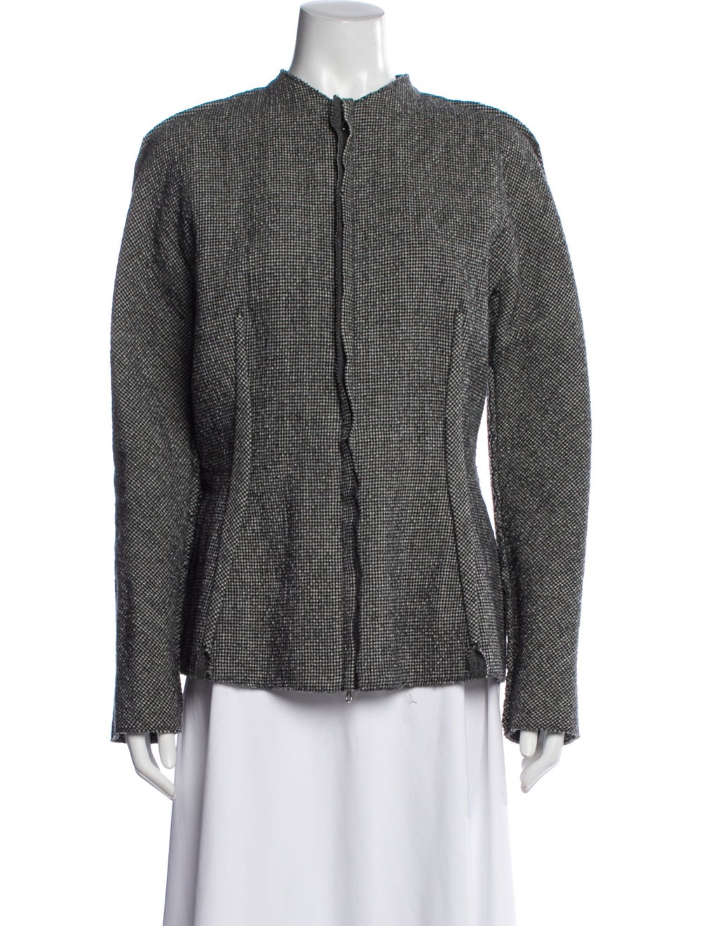 Lanvin Wool Tweed Pattern Jacket - image 1