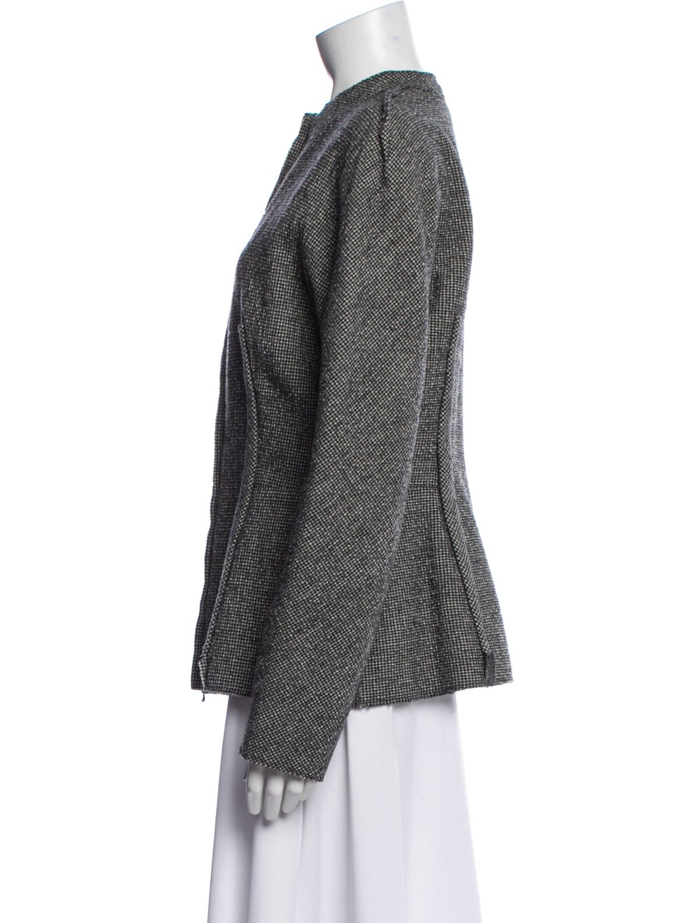 Lanvin Wool Tweed Pattern Jacket - image 2