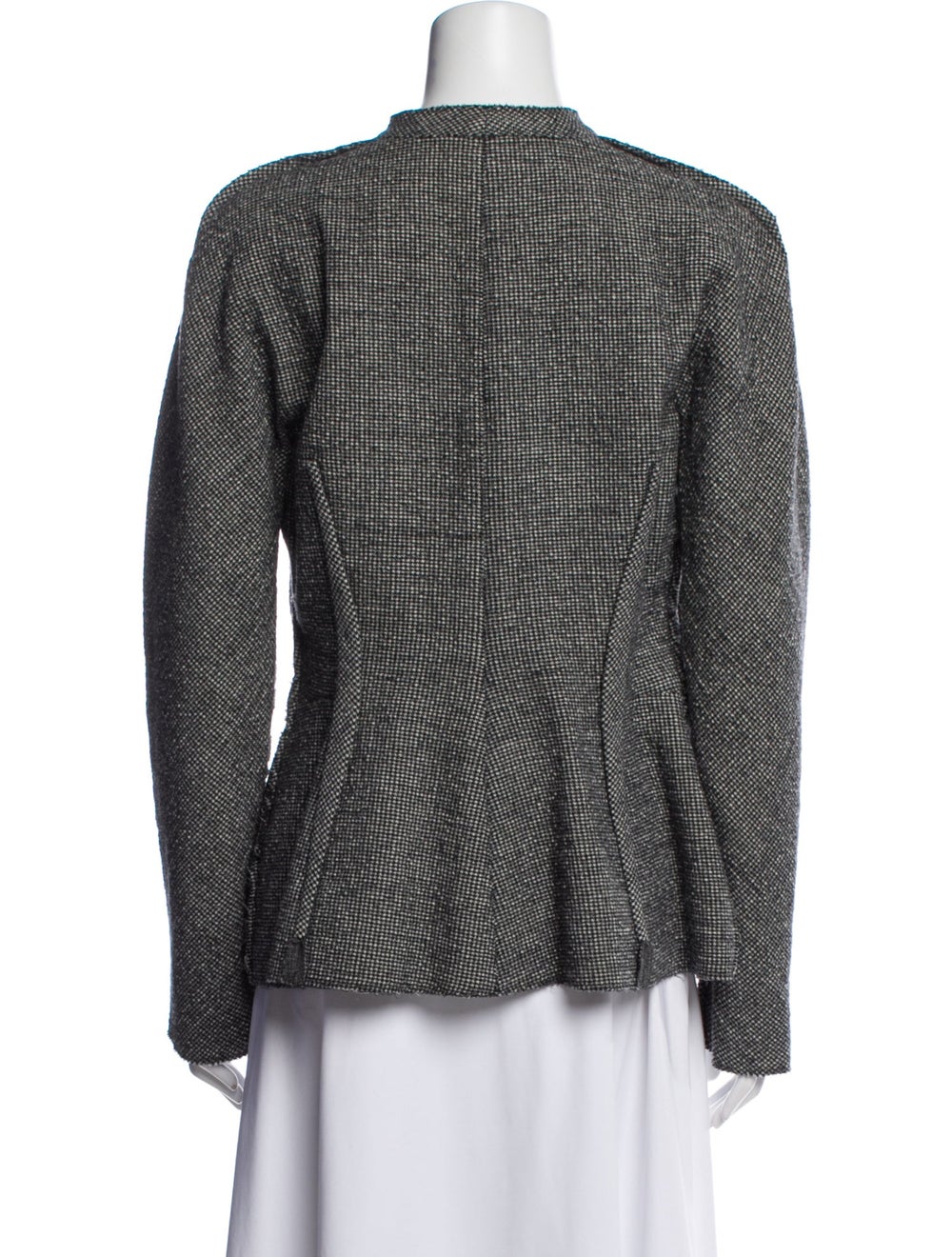 Lanvin Wool Tweed Pattern Jacket - image 3