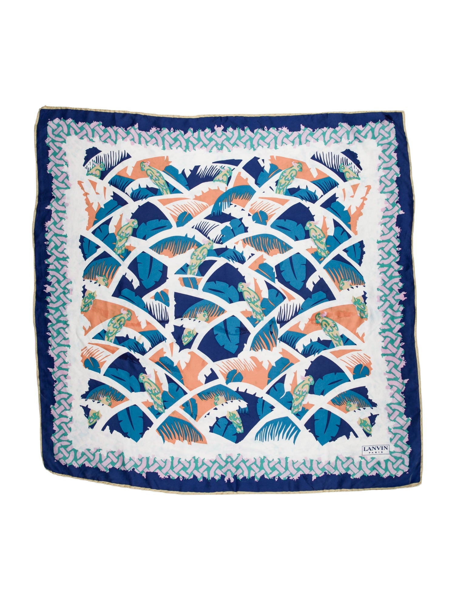 Lanvin Silk Printed Scarf