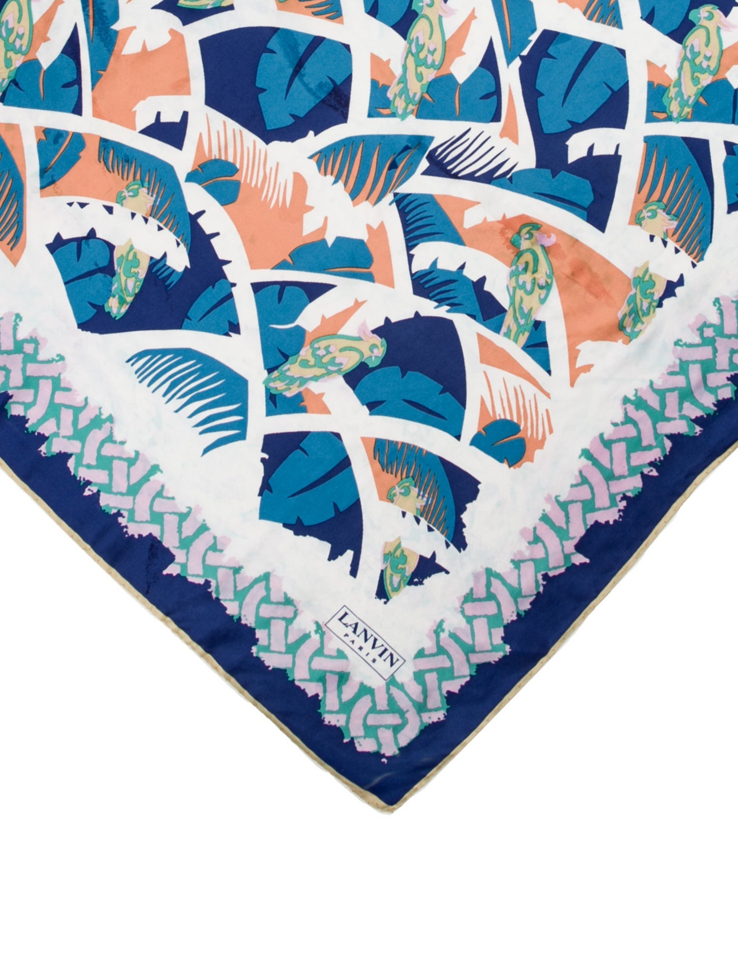 Lanvin Silk Printed Scarf