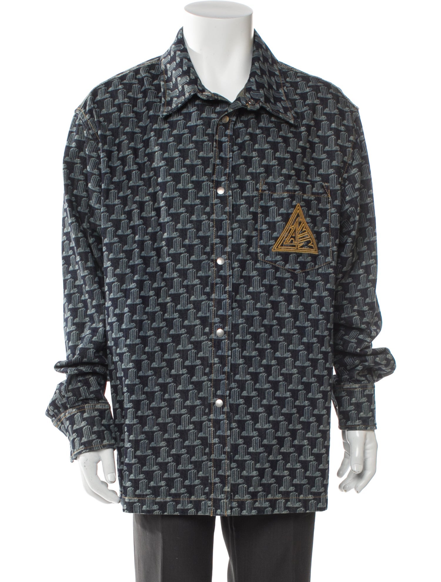 Lanvin Printed Denim Jacket