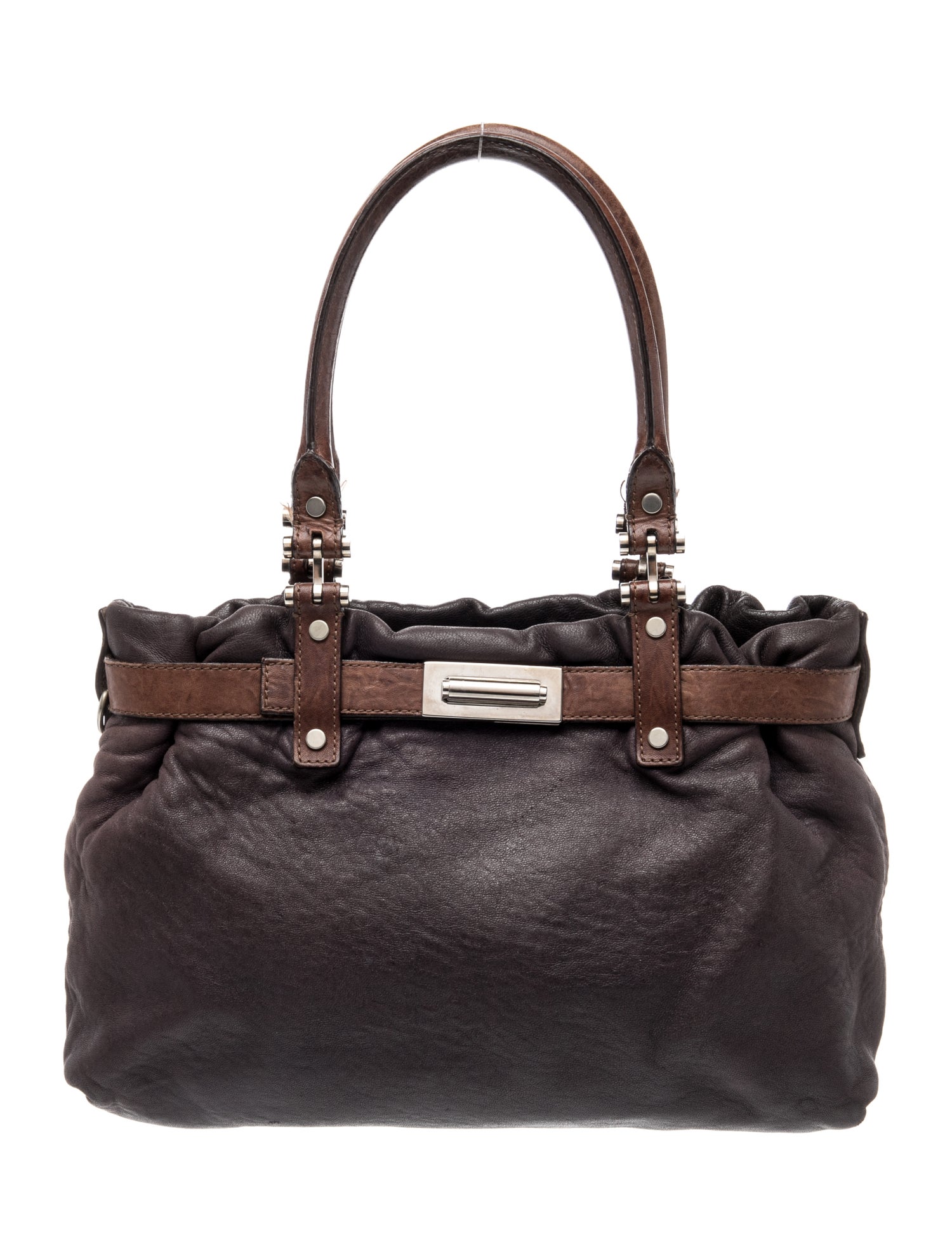 Lanvin Leather Top Handle Bag