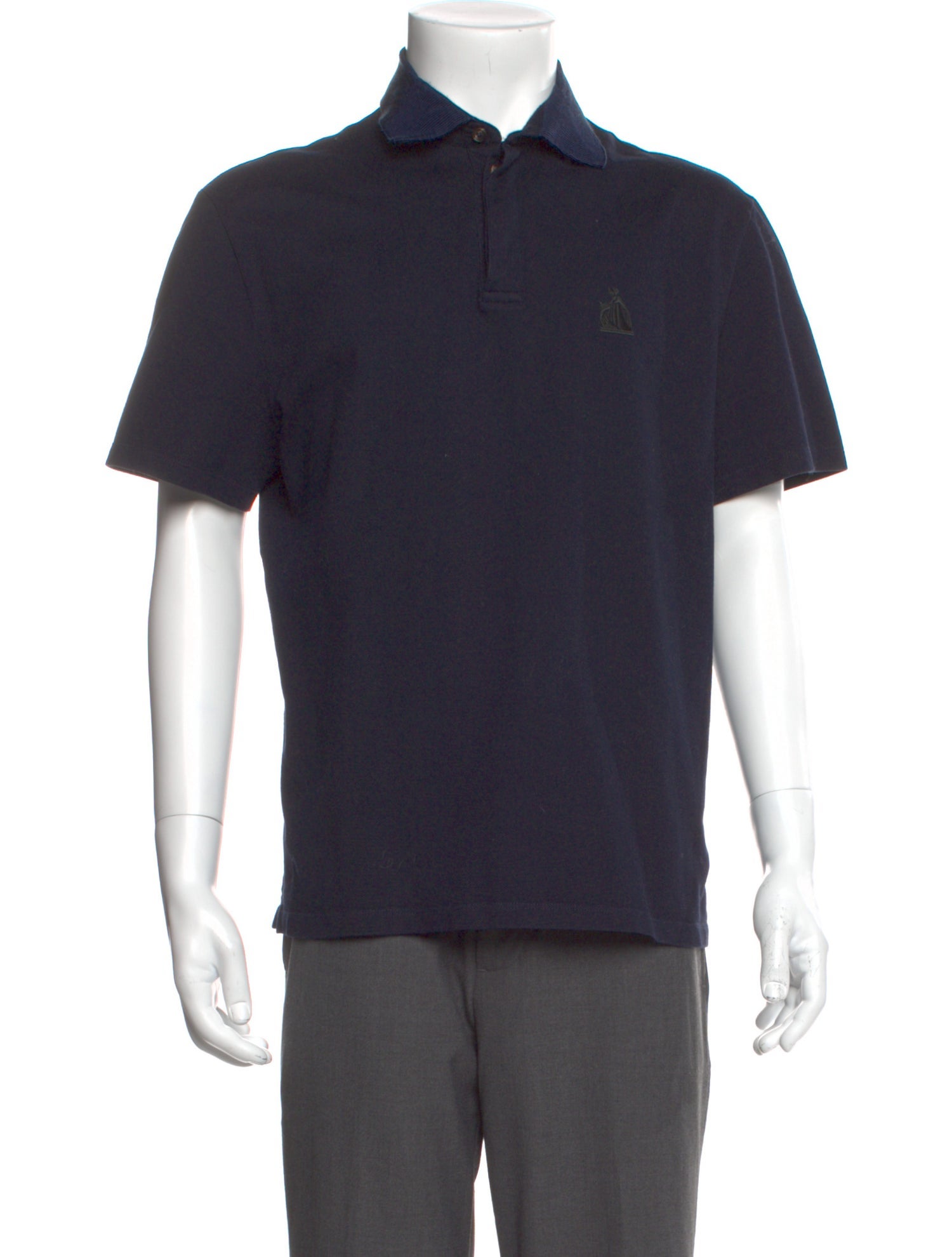 Lanvin Crew Neck Short Sleeve Polo Shirt