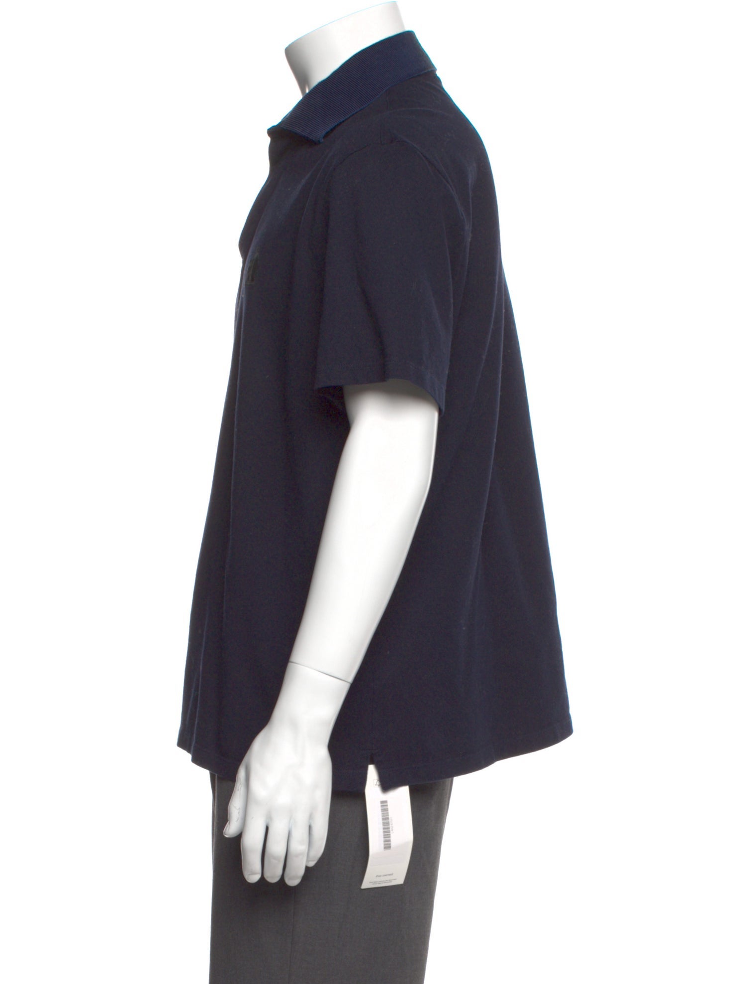 Lanvin Crew Neck Short Sleeve Polo Shirt