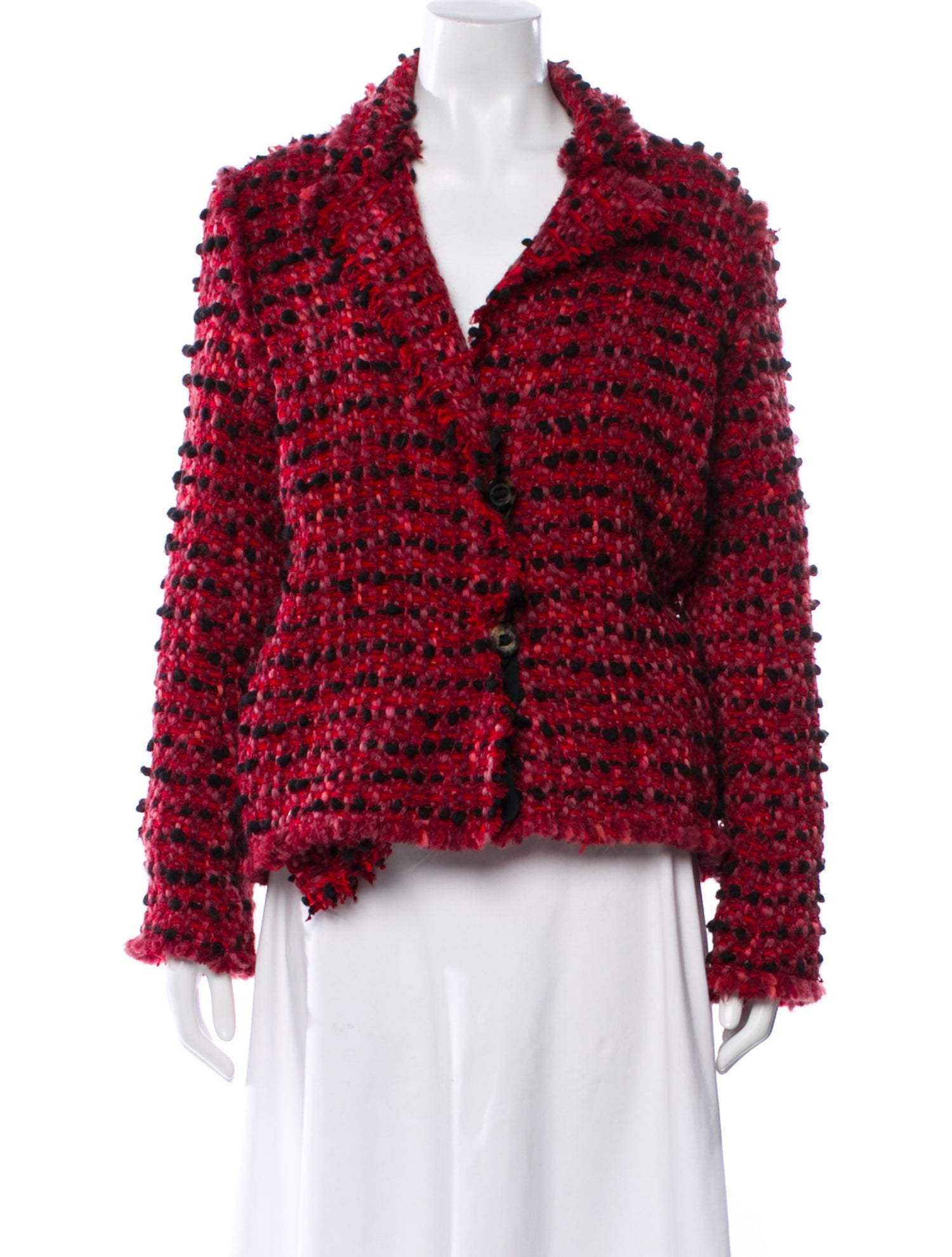 Lanvin Wool Tweed Pattern Evening Jacket