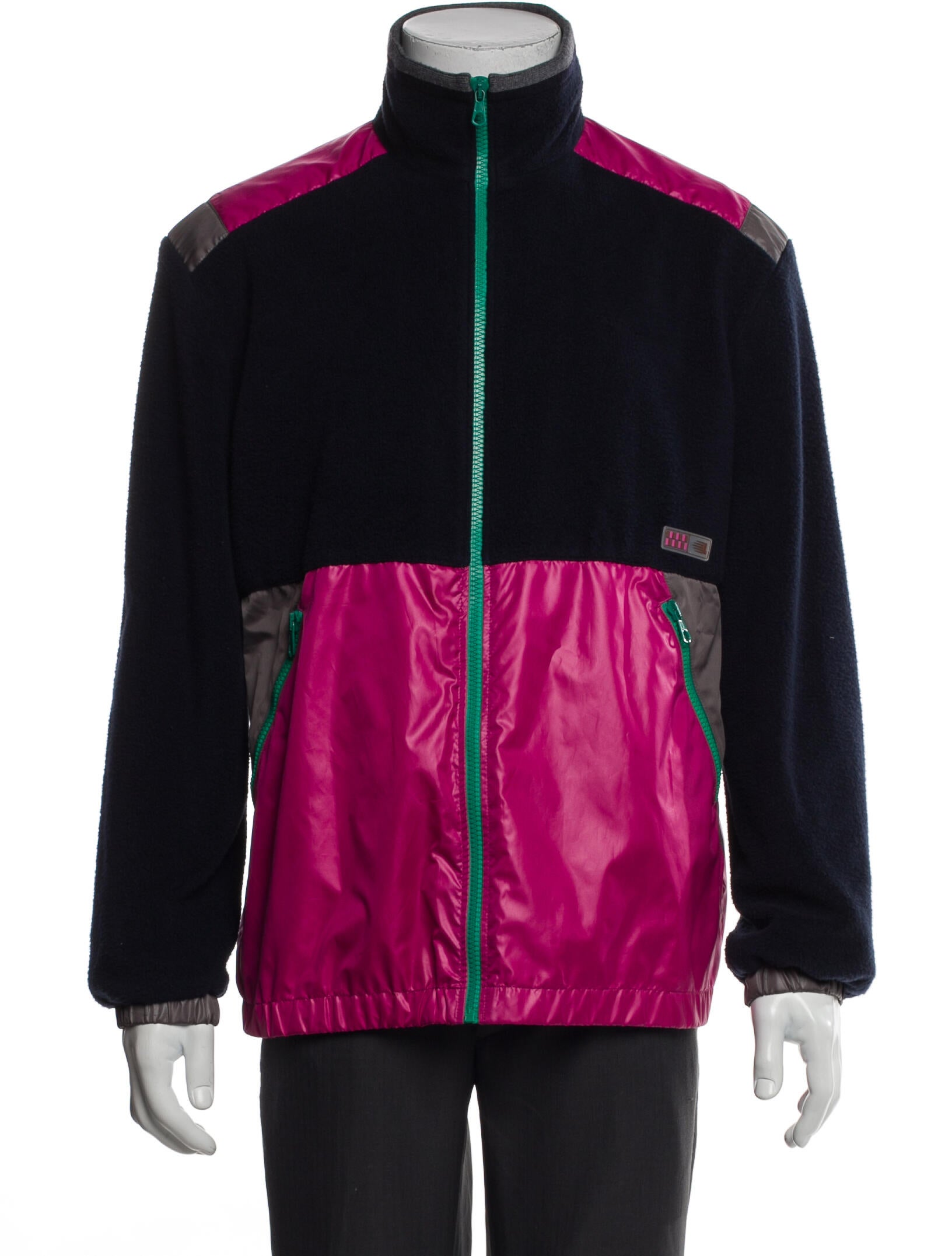 Lanvin Colorblock Pattern Windbreaker