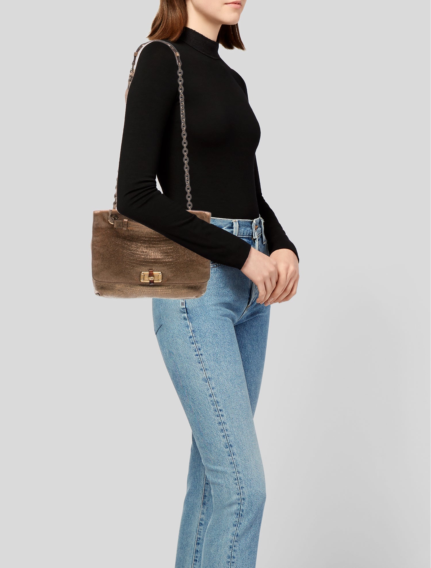 Lanvin Leather Shoulder Bag