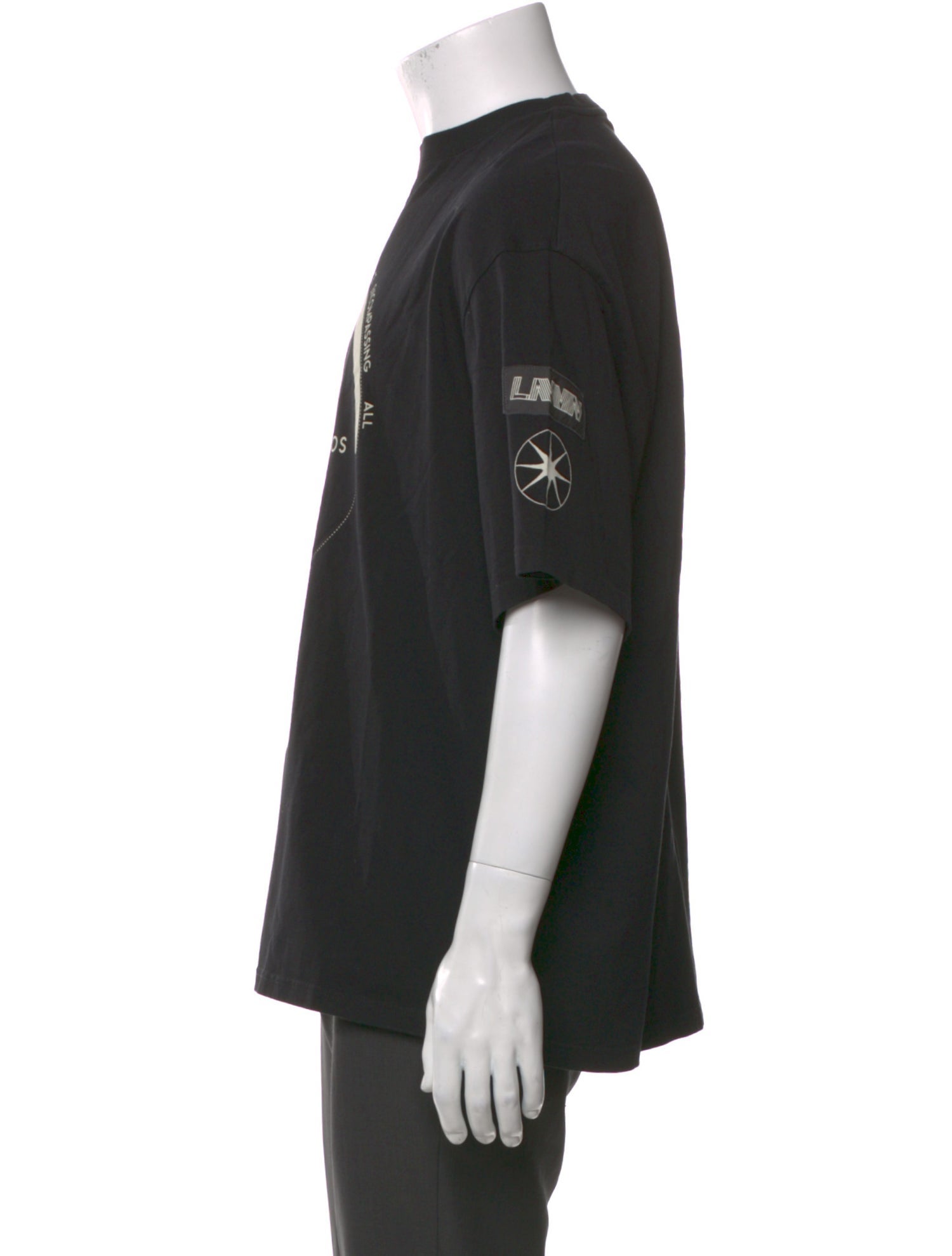 Lanvin Graphic Print Crew Neck T-Shirt