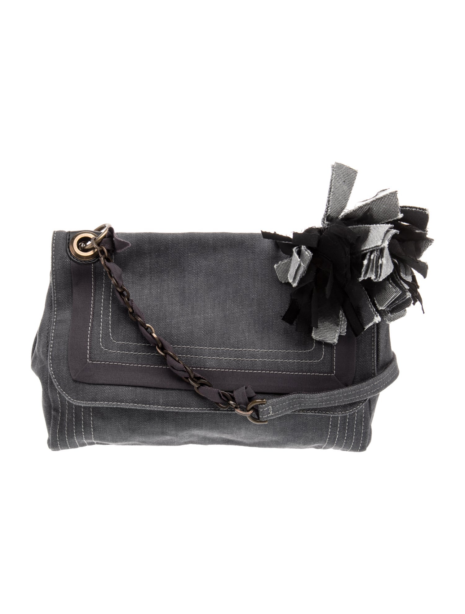 Lanvin Denim Shoulder Bag Vintage