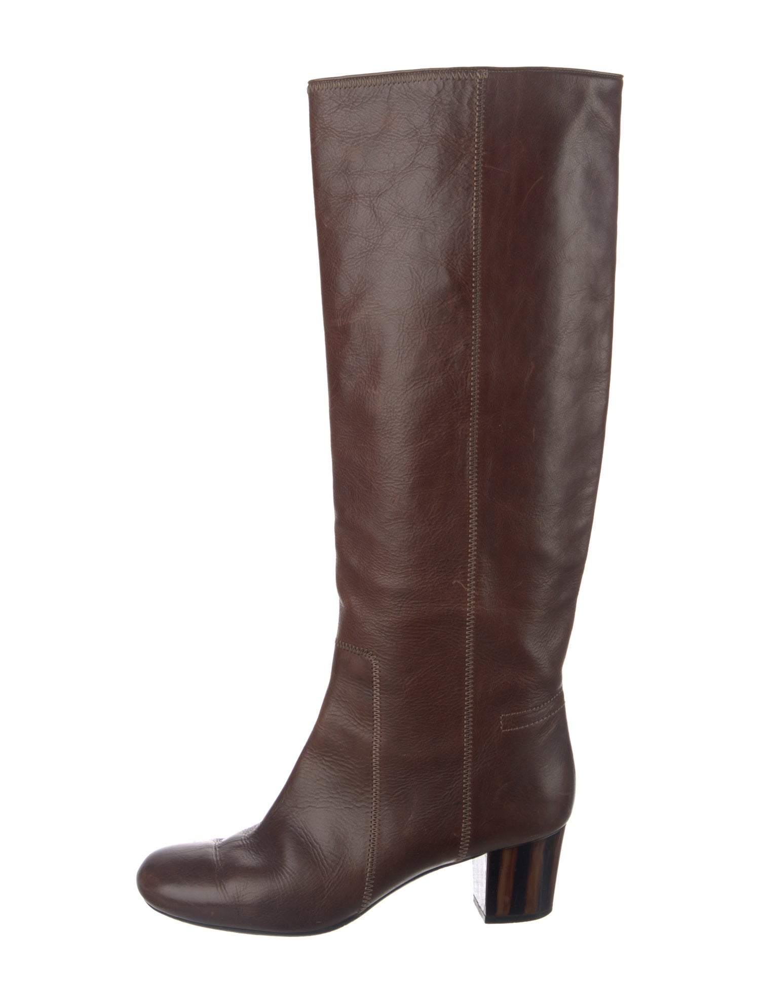 Lanvin Leather Riding Boots