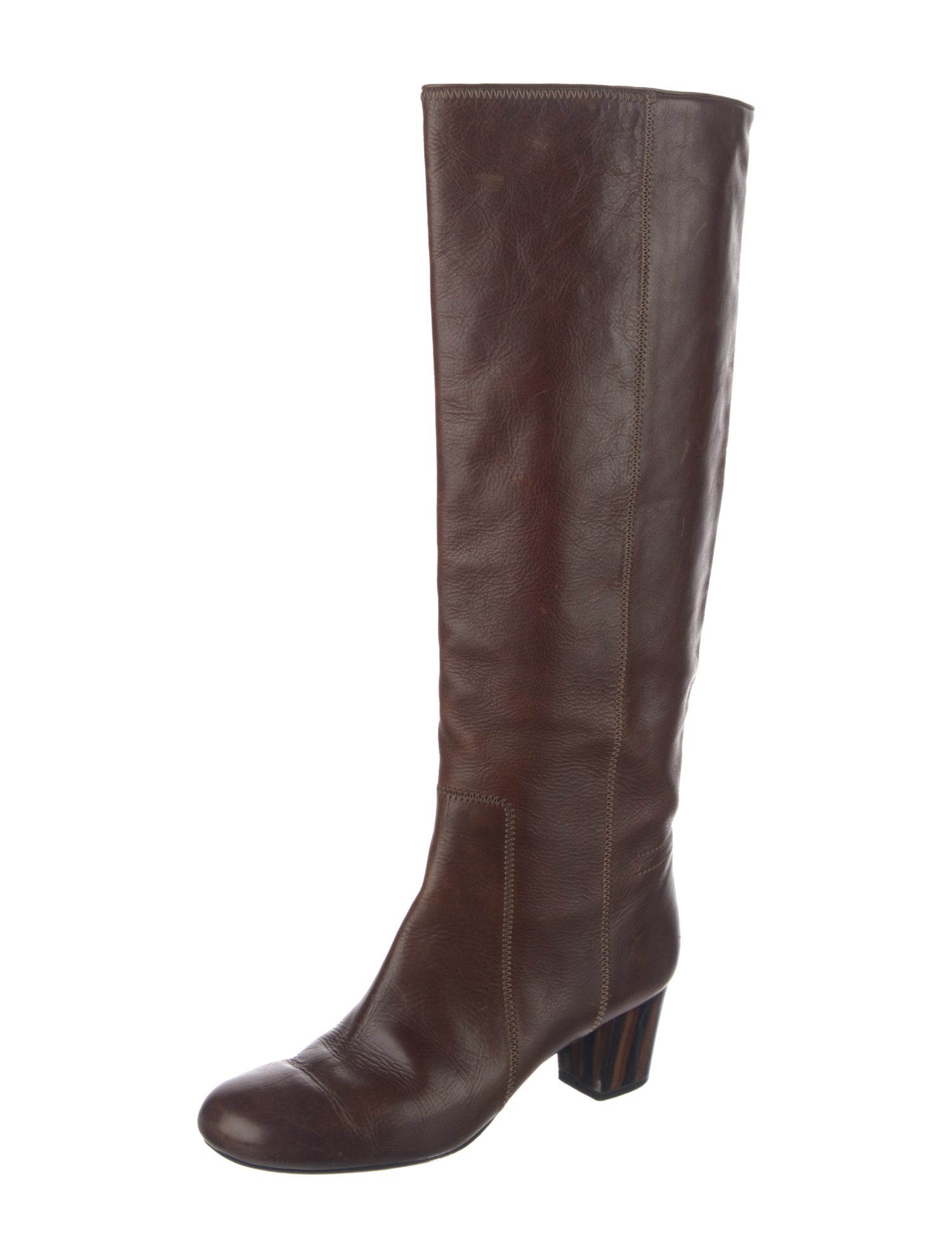 Lanvin Leather Riding Boots