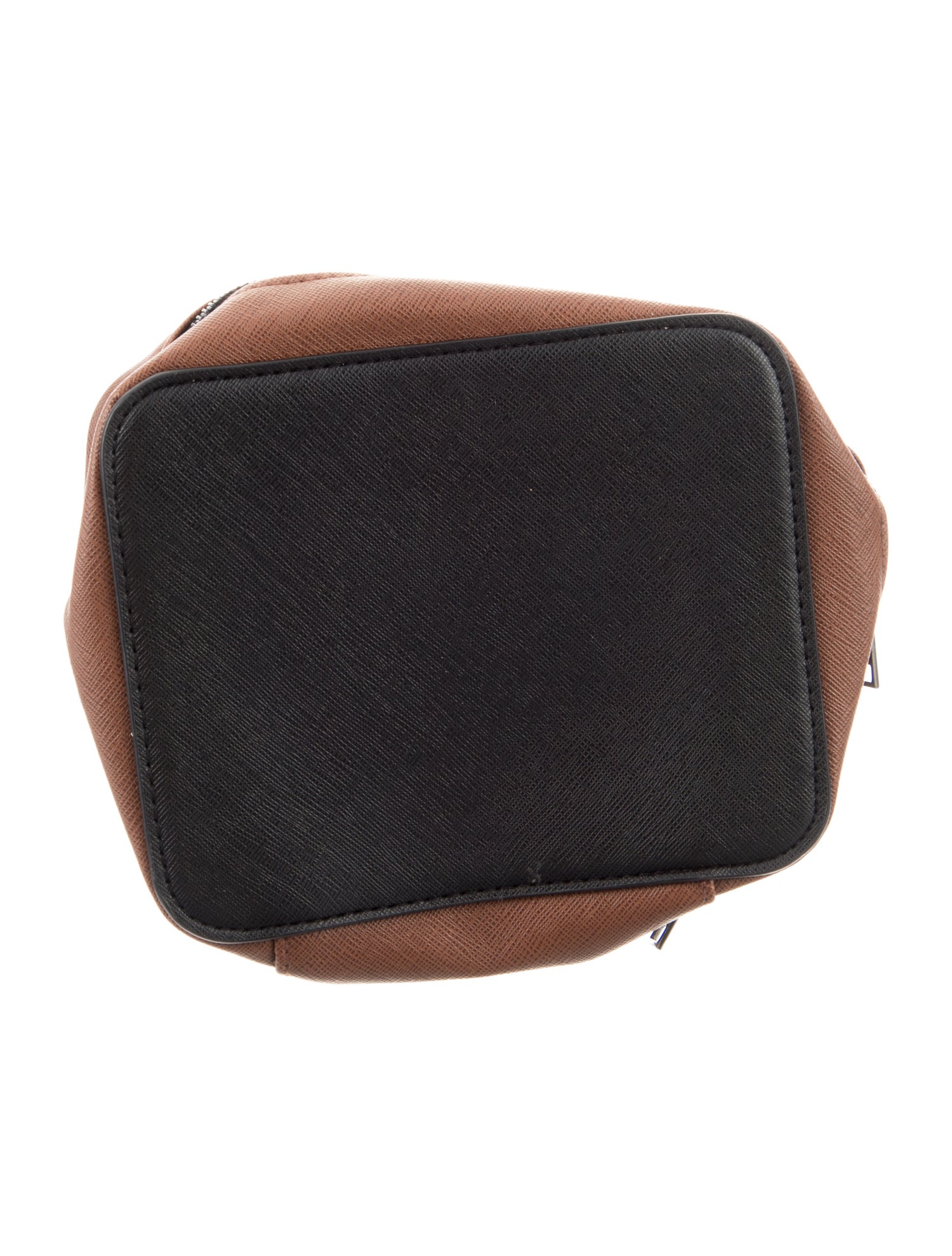 Lanvin Black and Brown Lanvin Cosmetic Bag