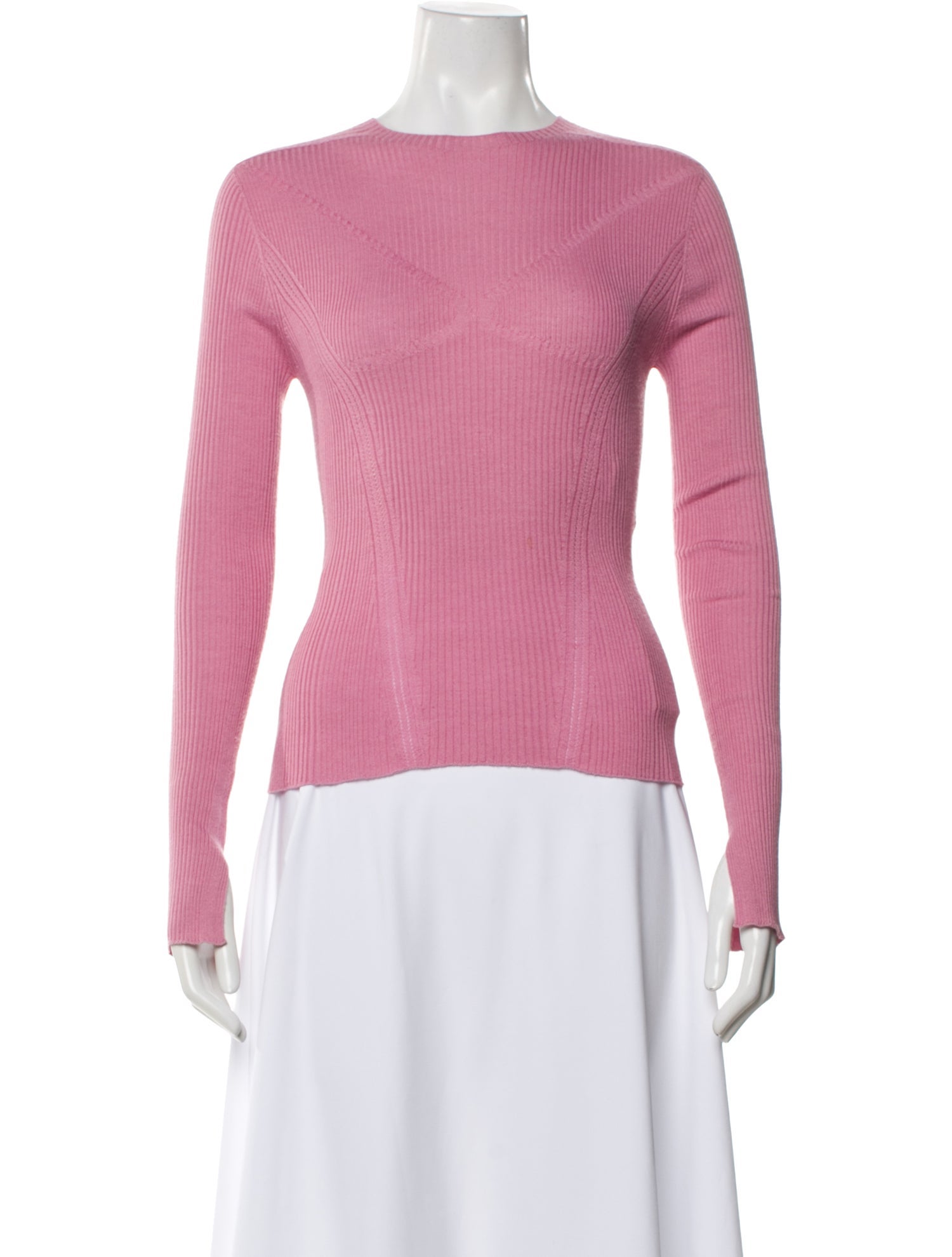 Lanvin Silk Bateau Neckline Sweater