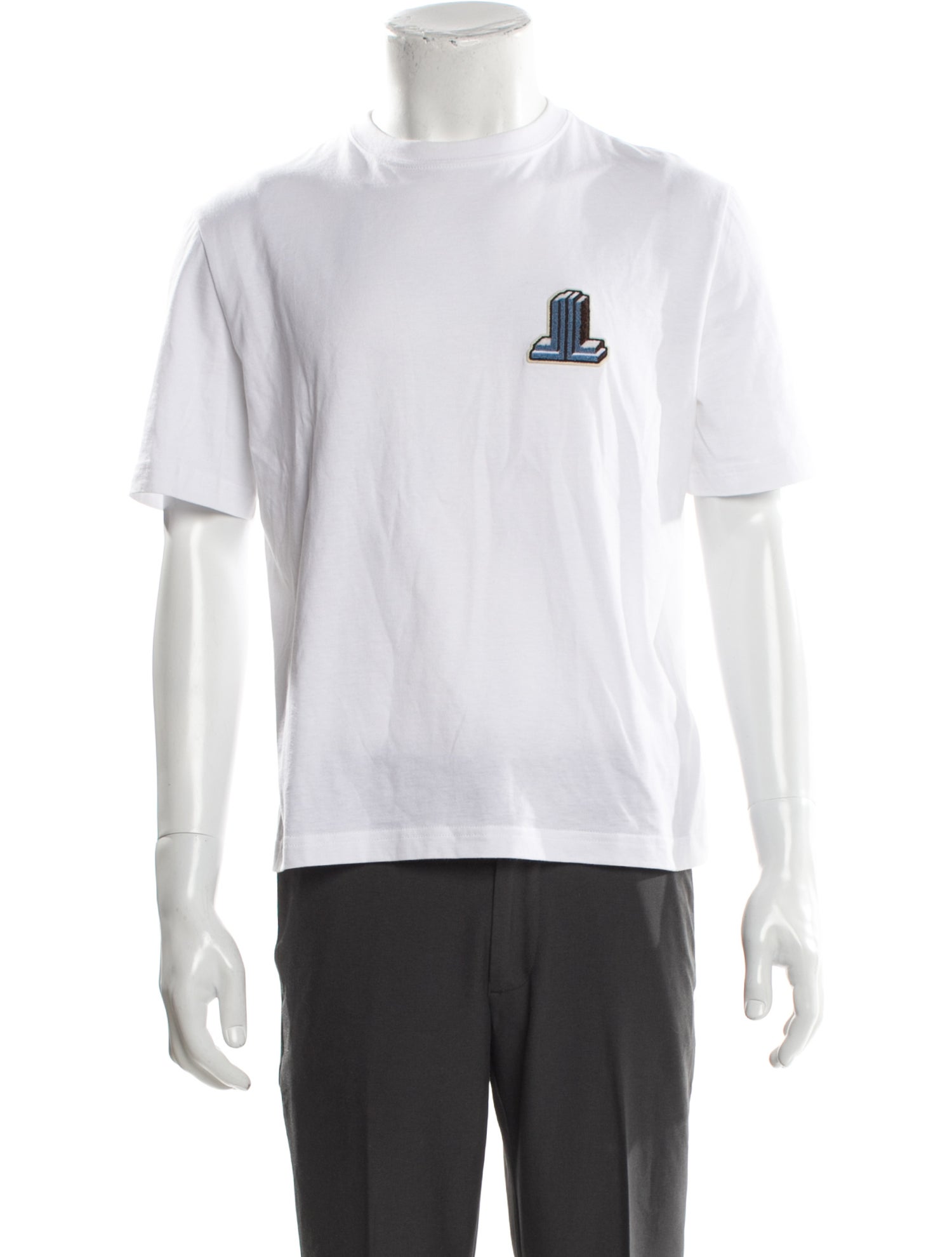 Lanvin Graphic Print Crew Neck T-Shirt