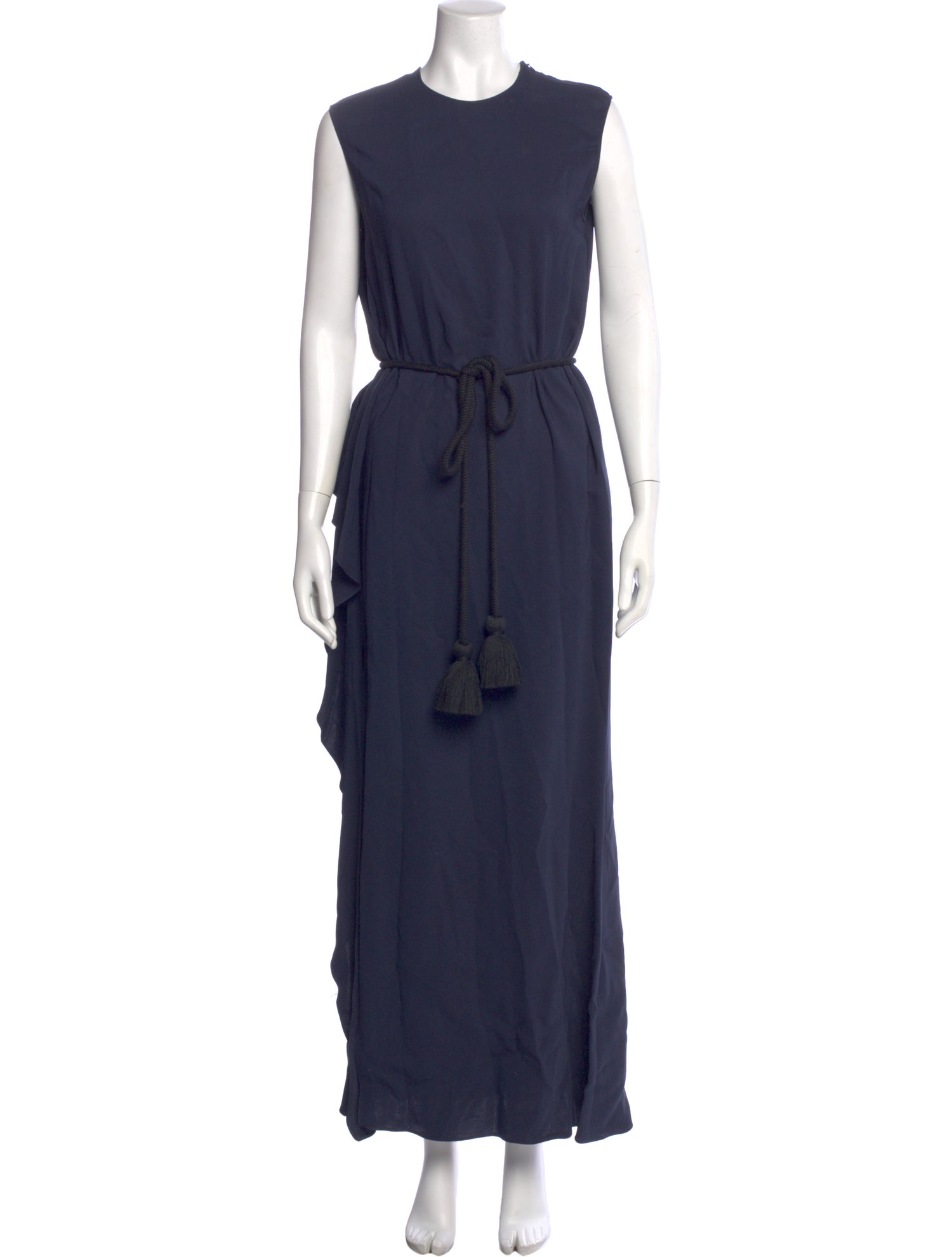 Lanvin Crew Neck Long Dress