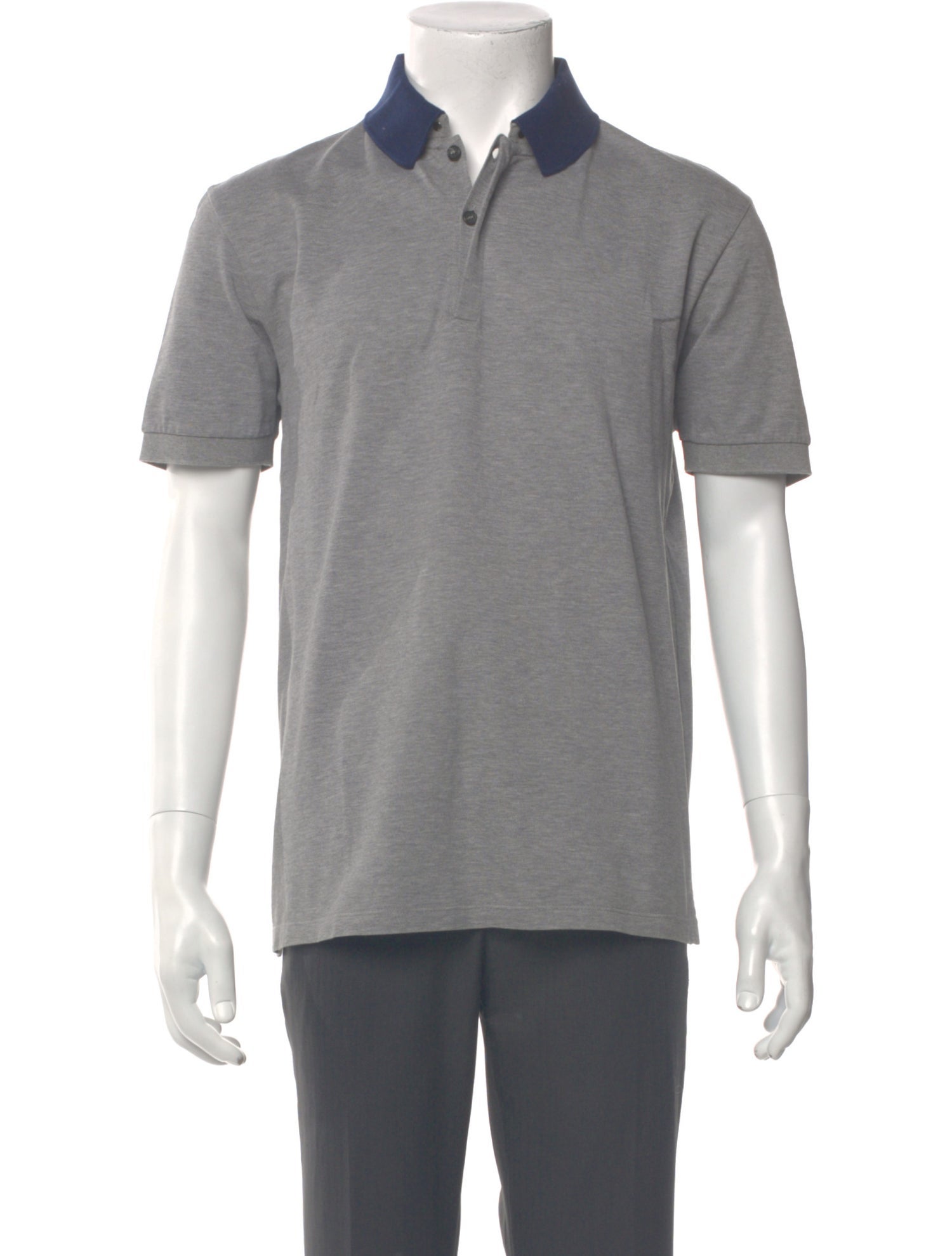 Lanvin Collar Short Sleeve Polo Shirt
