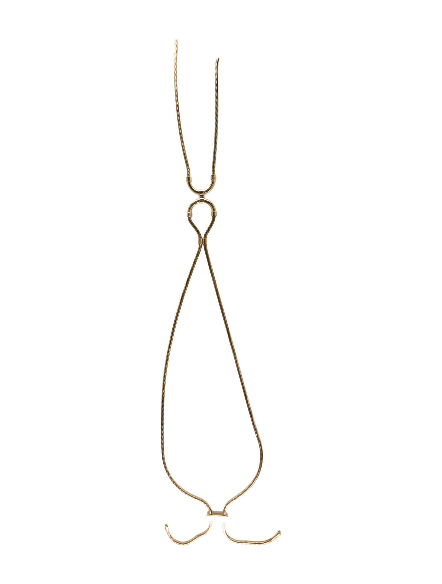 Lanvin Snake Chain Necklace