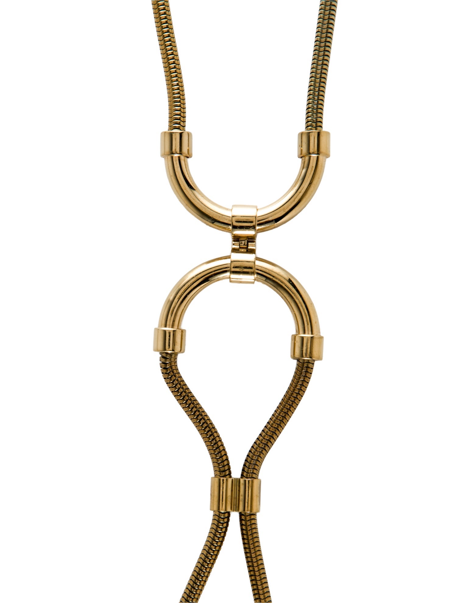 Lanvin Snake Chain Necklace