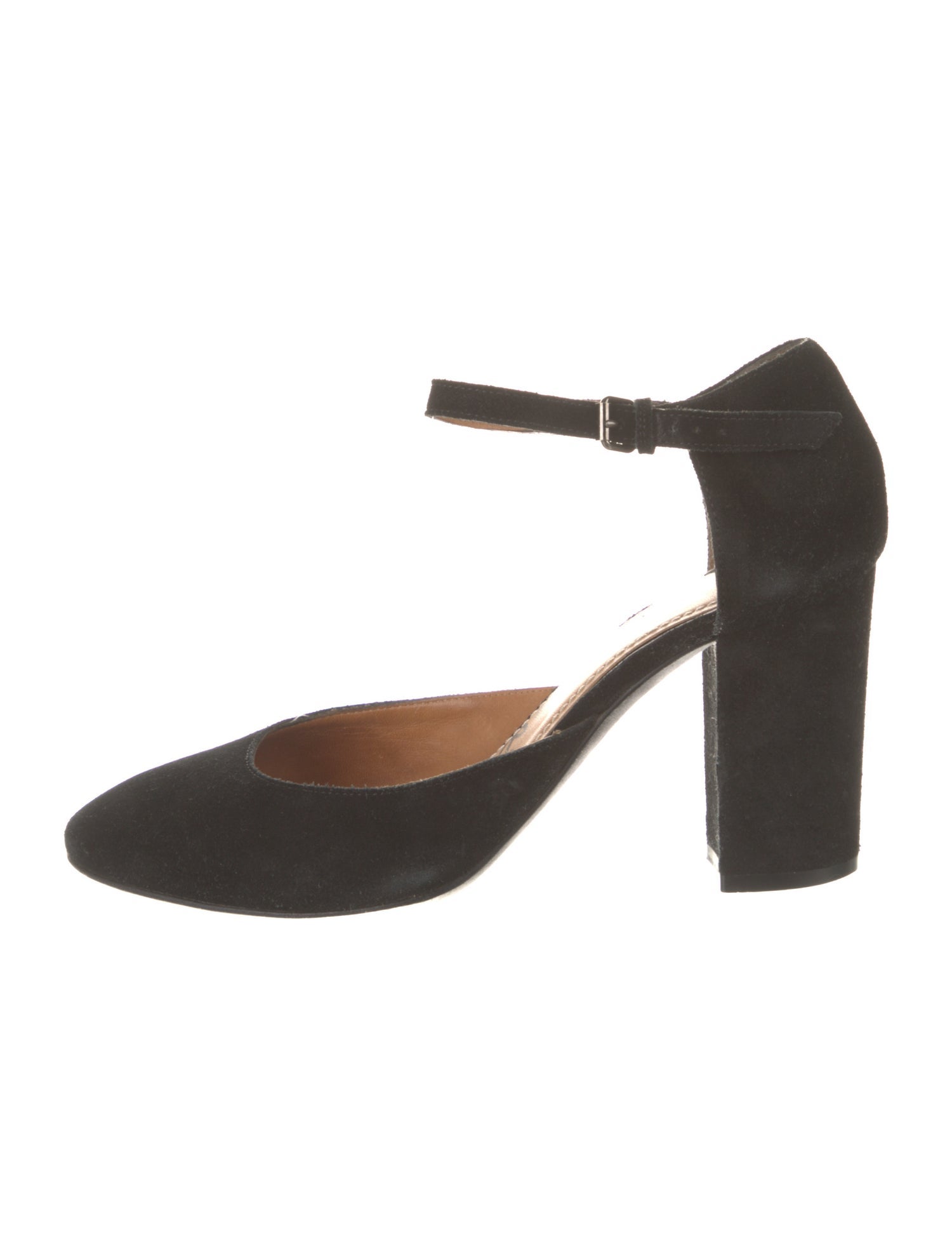 Lanvin Vintage Suede D'Orsay Pumps